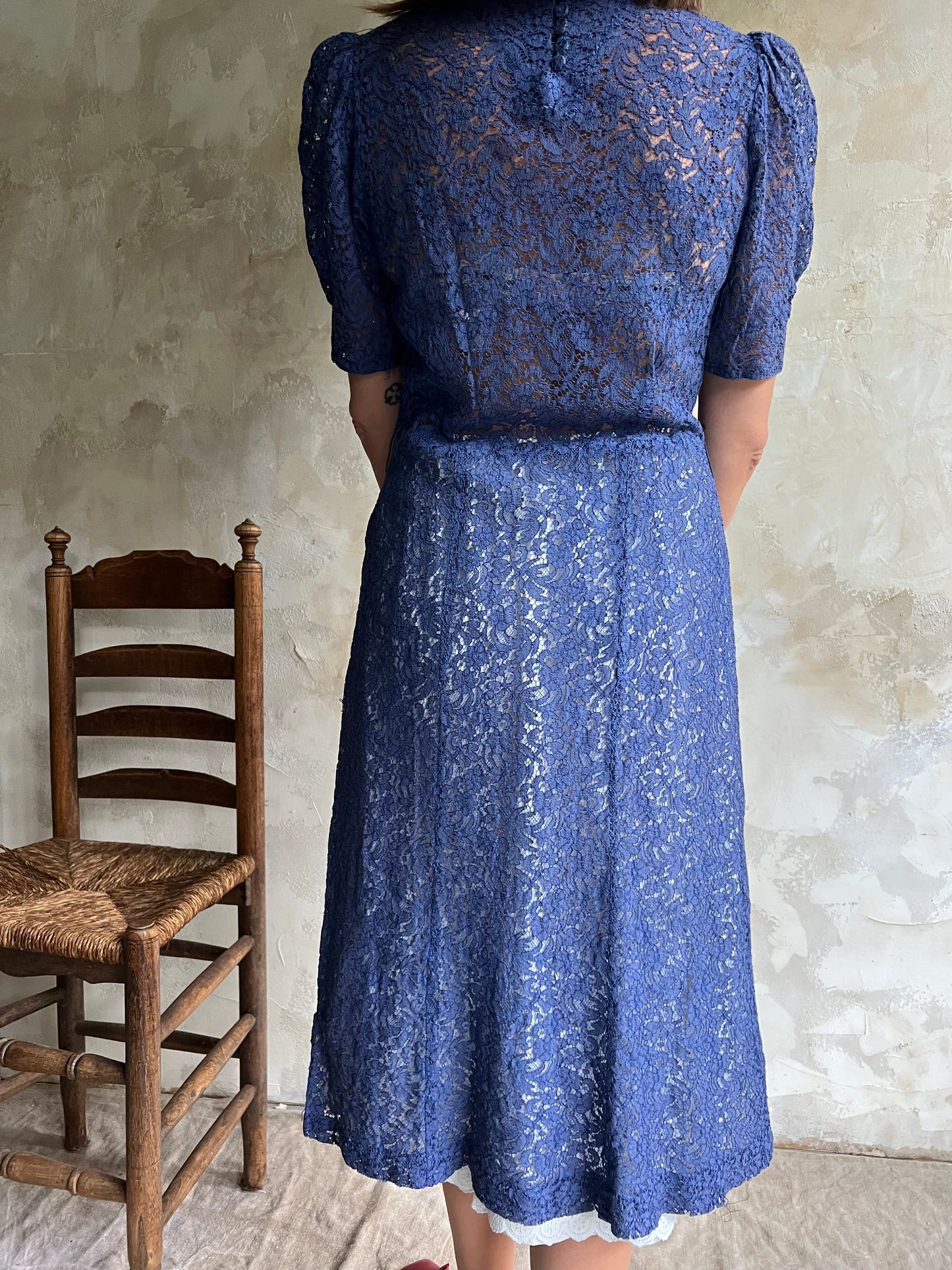 Periwinkle Lace Dress