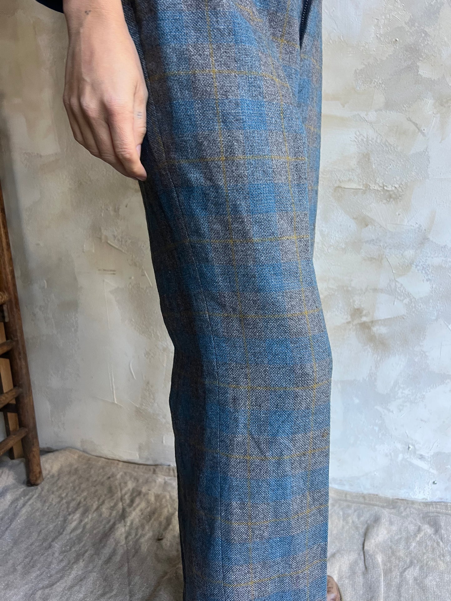 70s Plaid Trousers