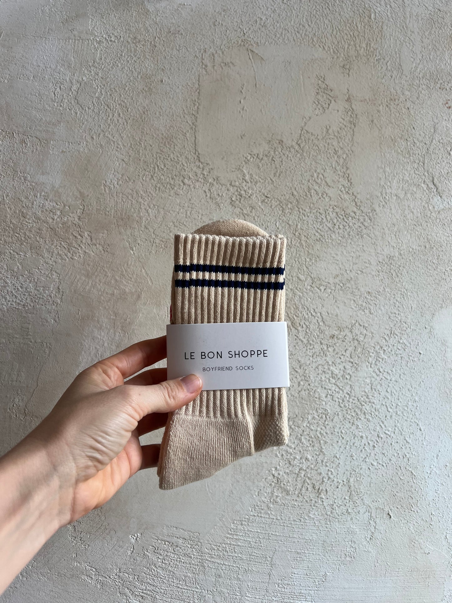 Boyfriend Socks in Cashew by Le Bon Shoppe