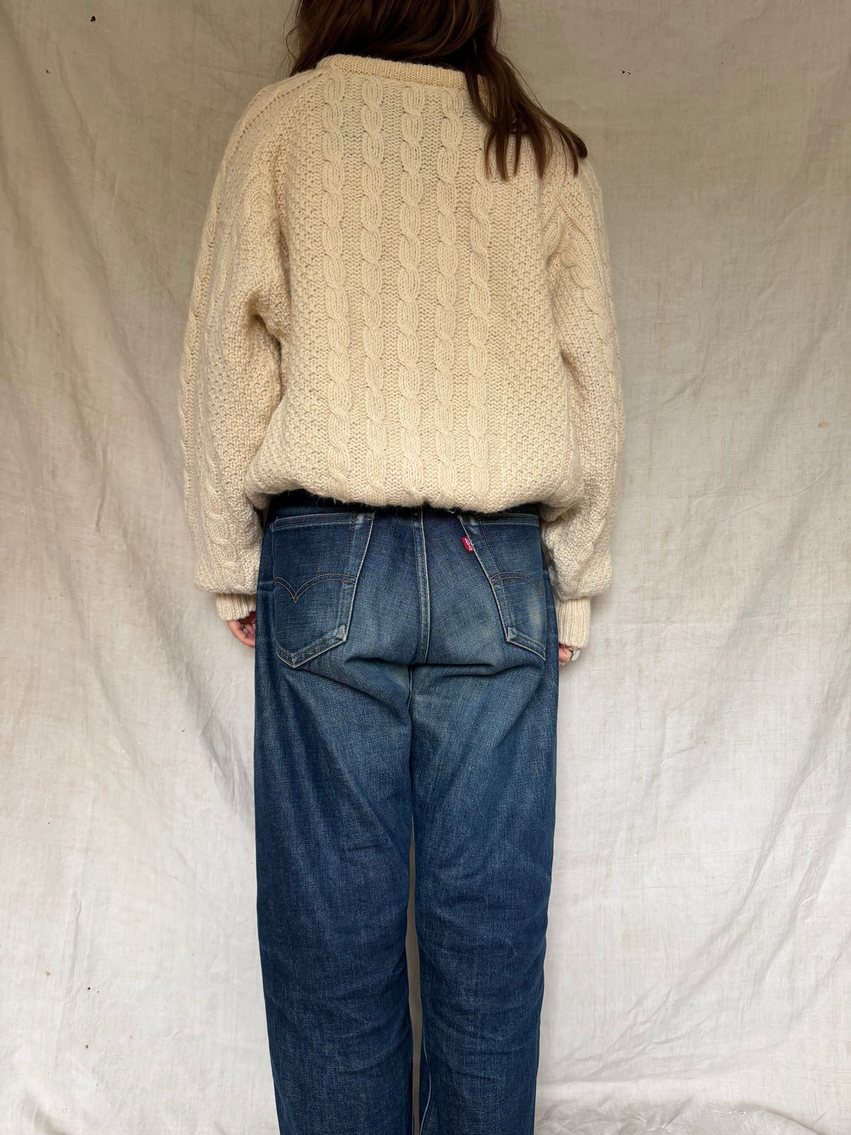 Cream Irish Wool Sweater