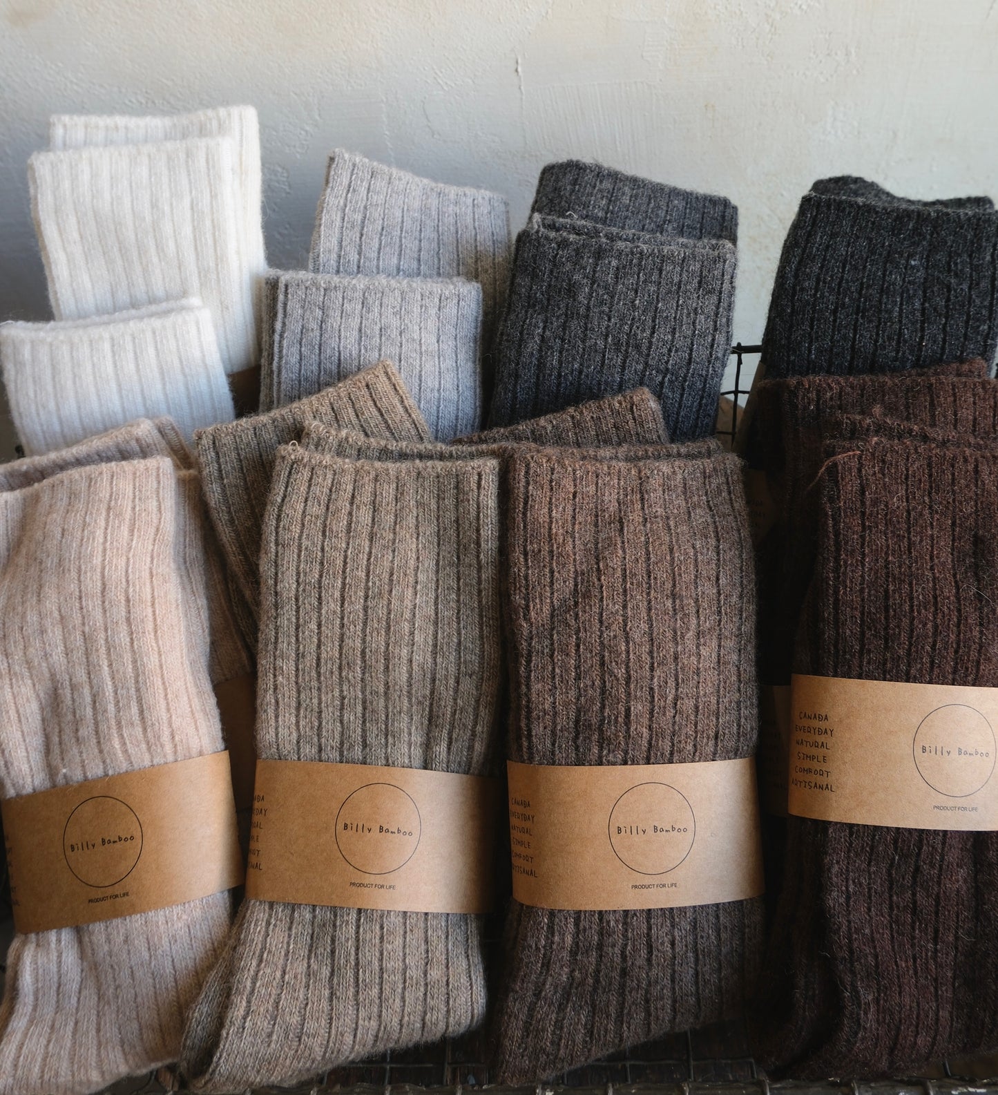 Icelandic Wool High Socks by Billy Bamboo