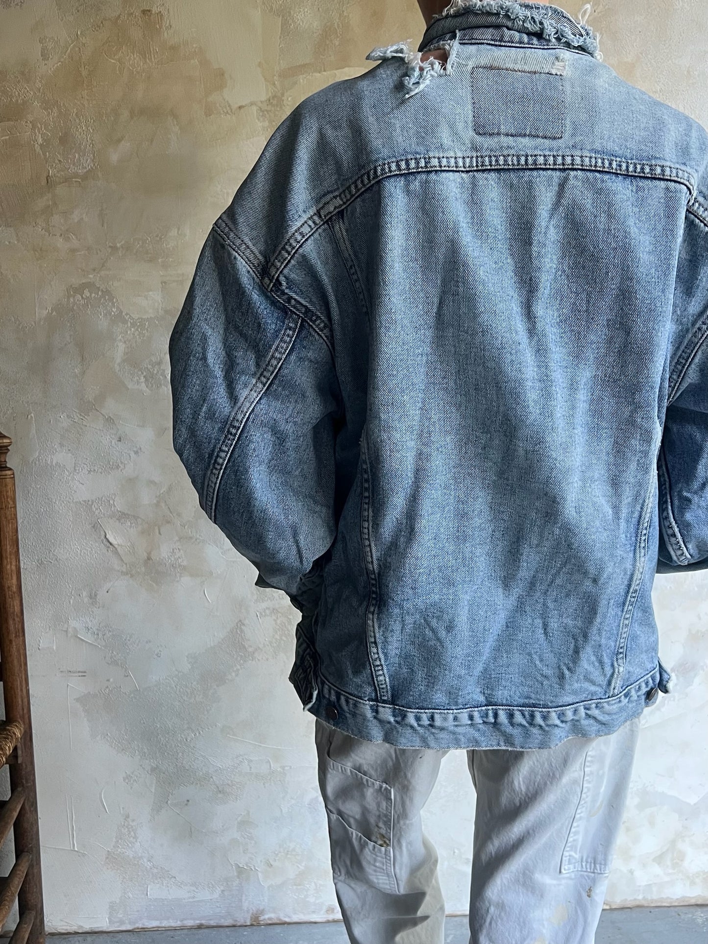 Super Distressed Levi’s Denim Jacket