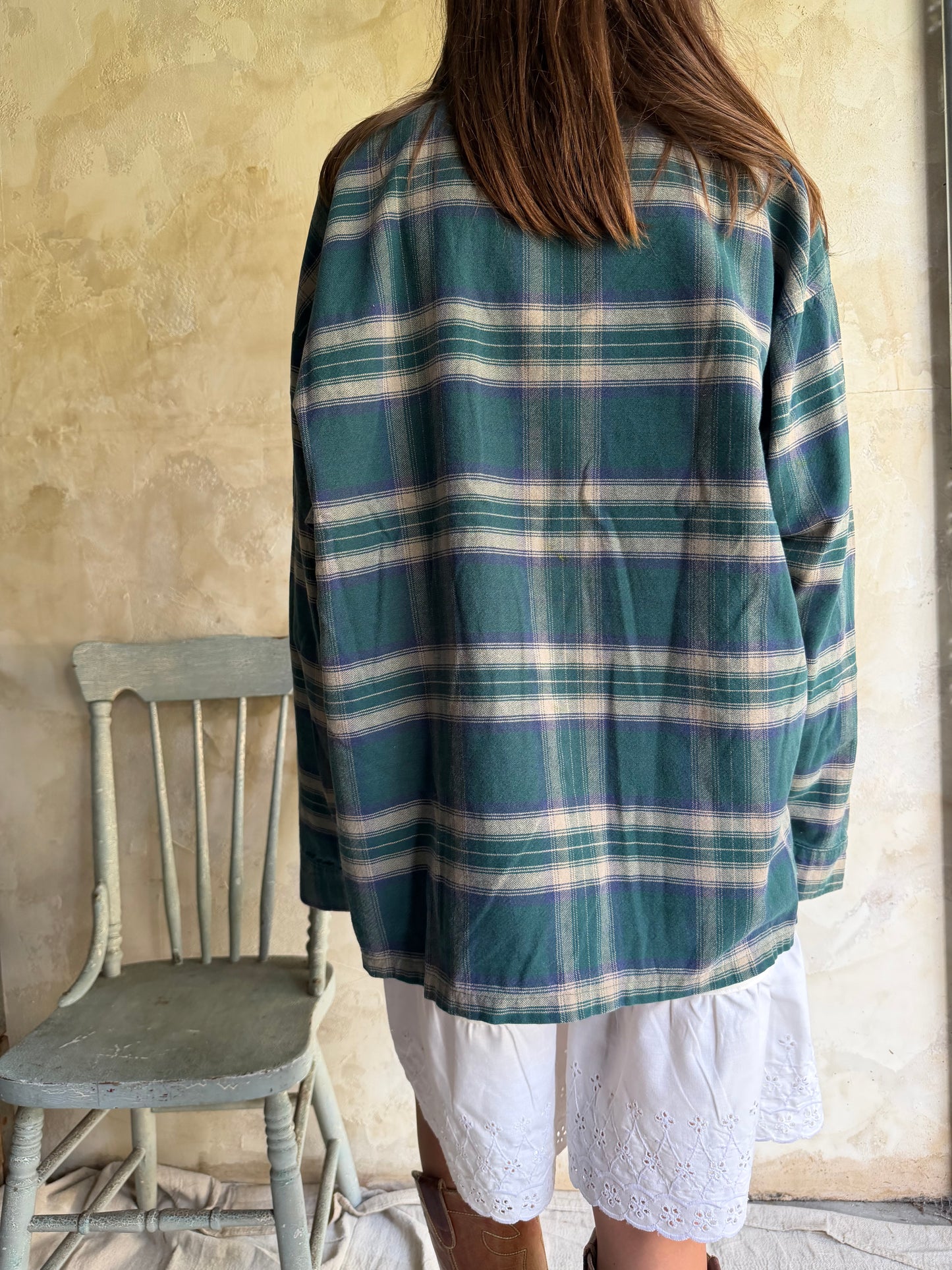 Green Plaid Shirt