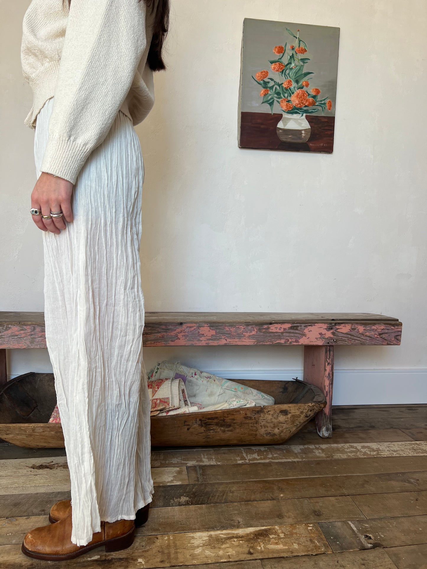 Oaxacan Natural Cotton Pant