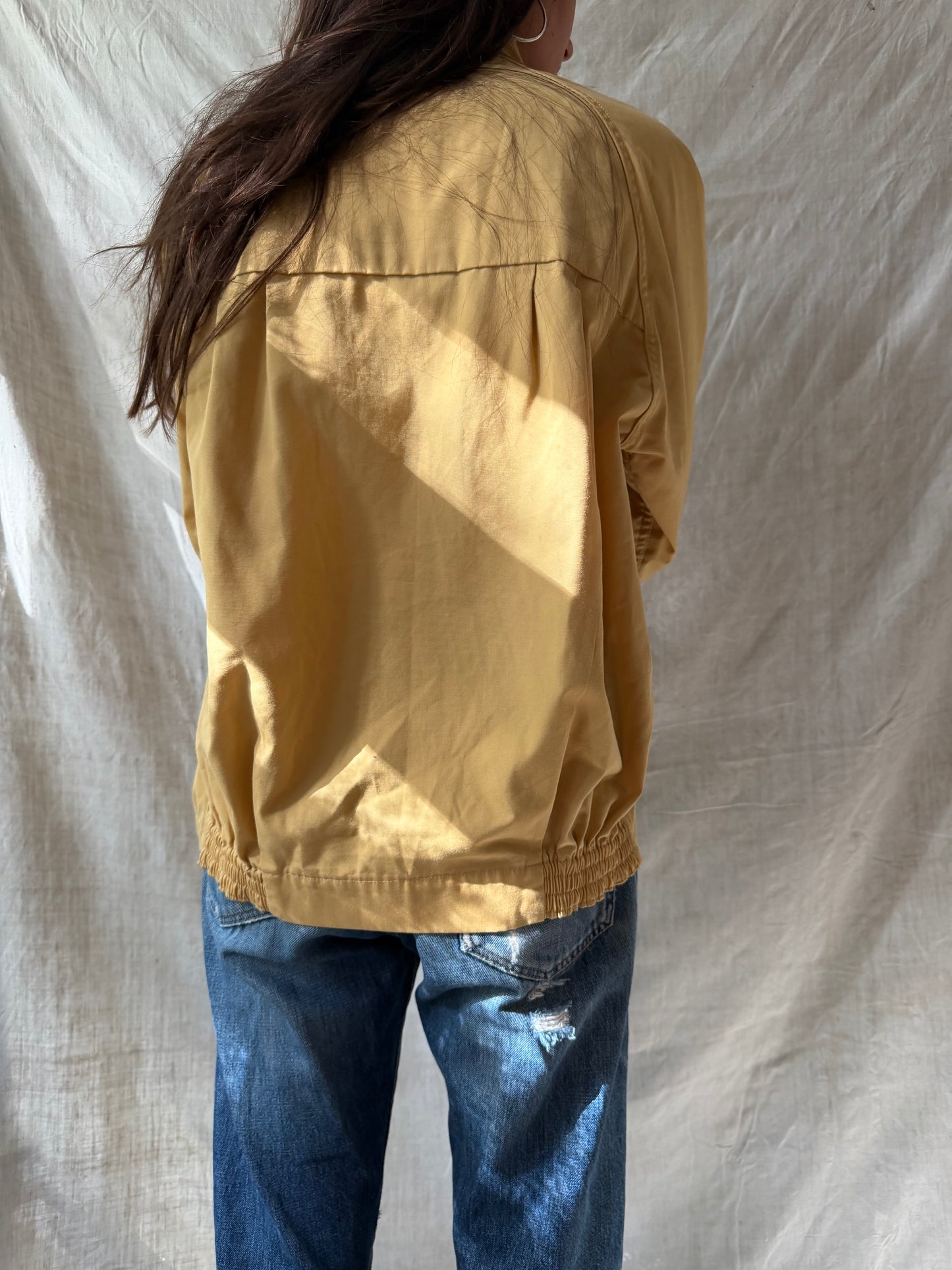 Butter Yellow Windbreaker