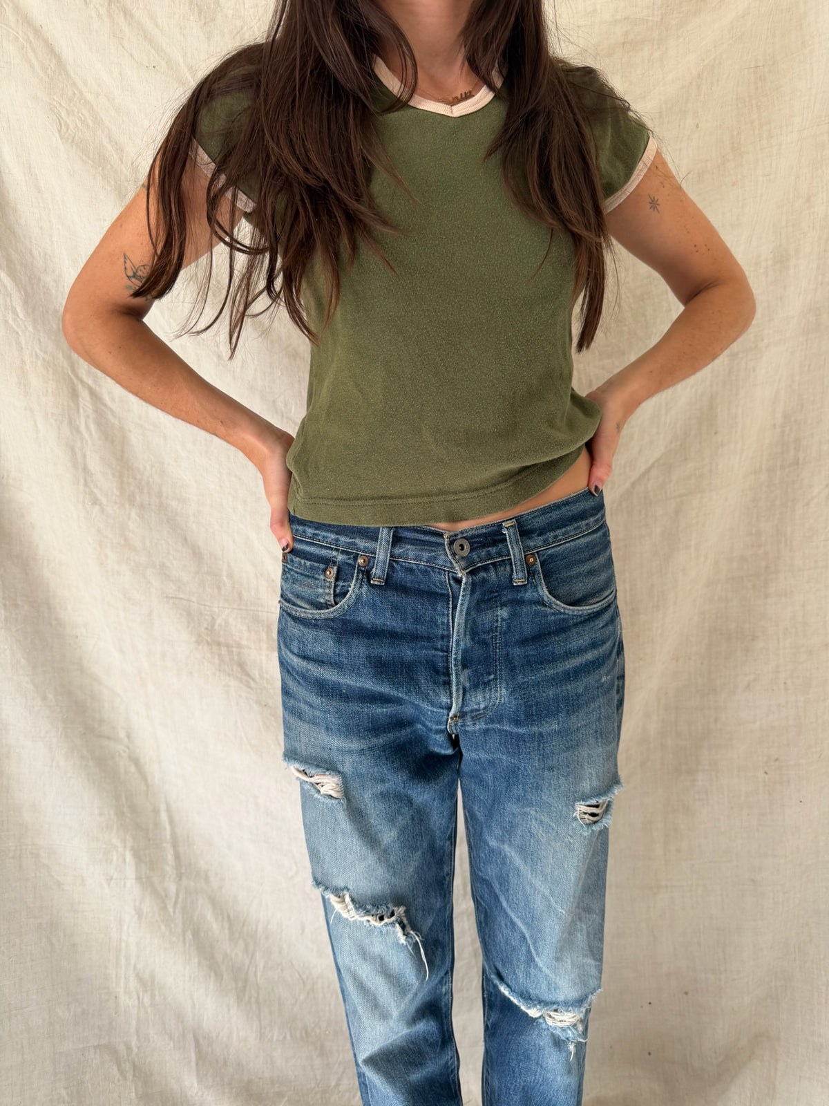 Army Green Tee