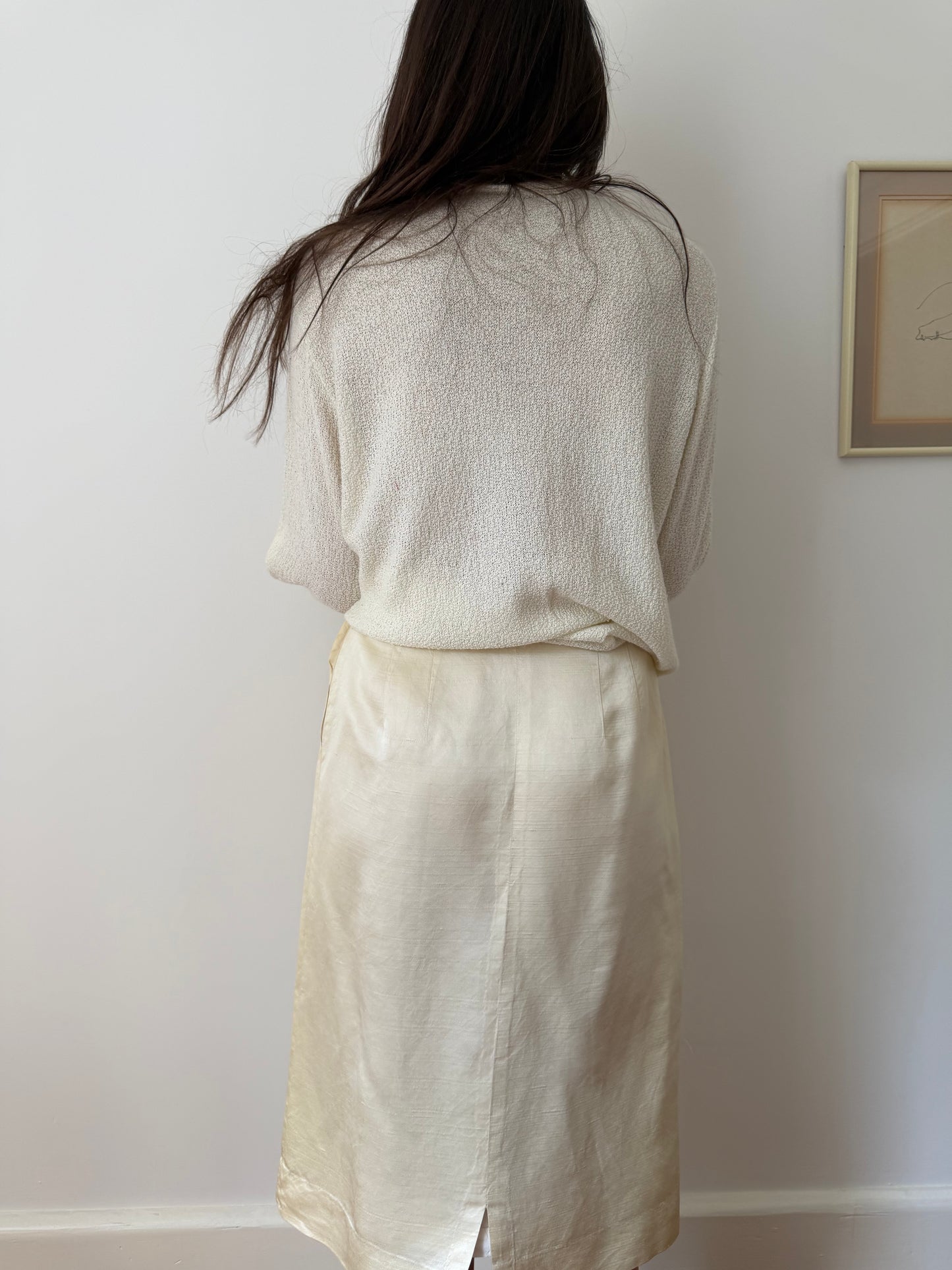Cream Knit Cardigan