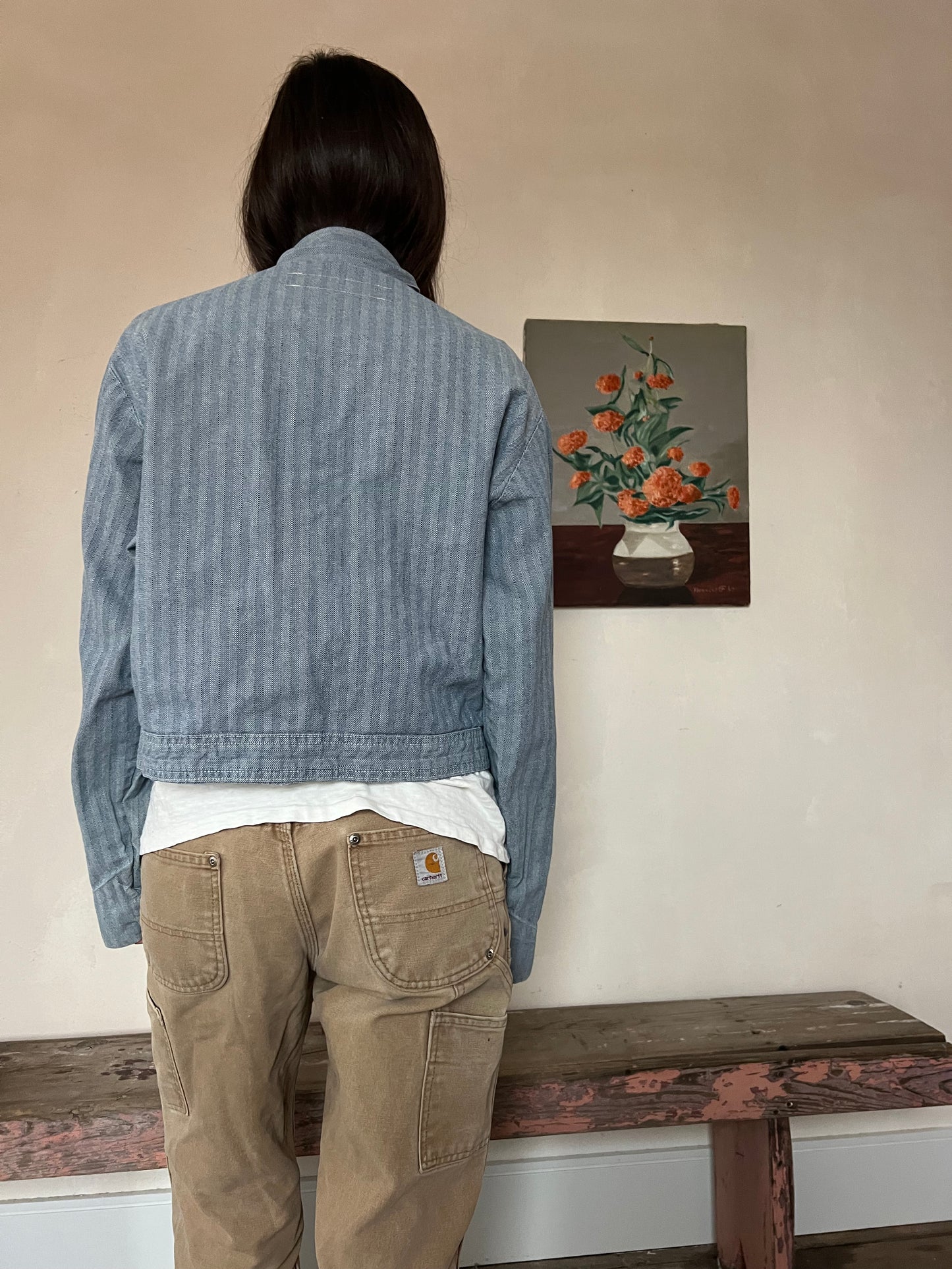 Cropped Ford Twill Coveralls Jacket