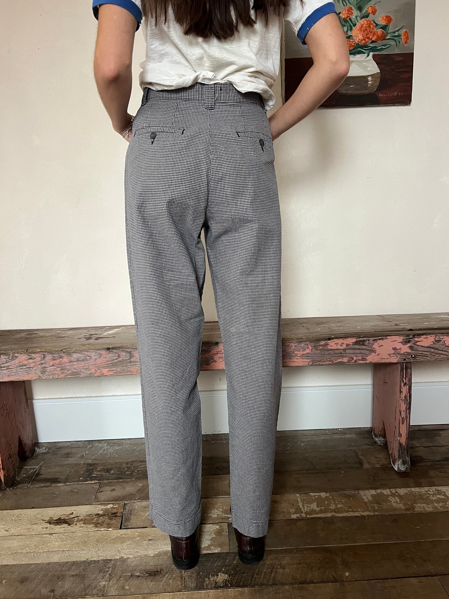 Lee Gingham Trousers