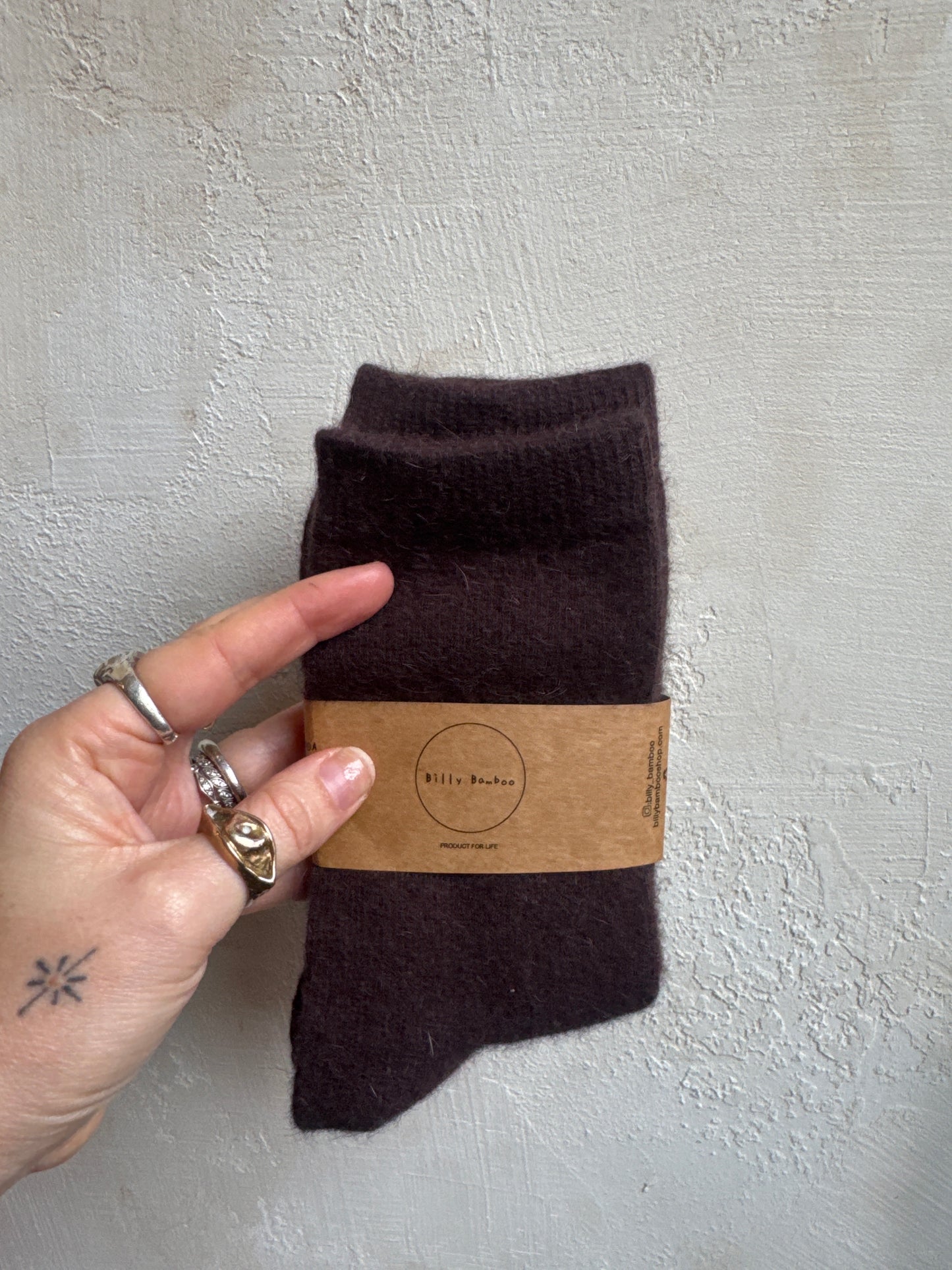 Fluffy Angora Socks by Billy Bamboo