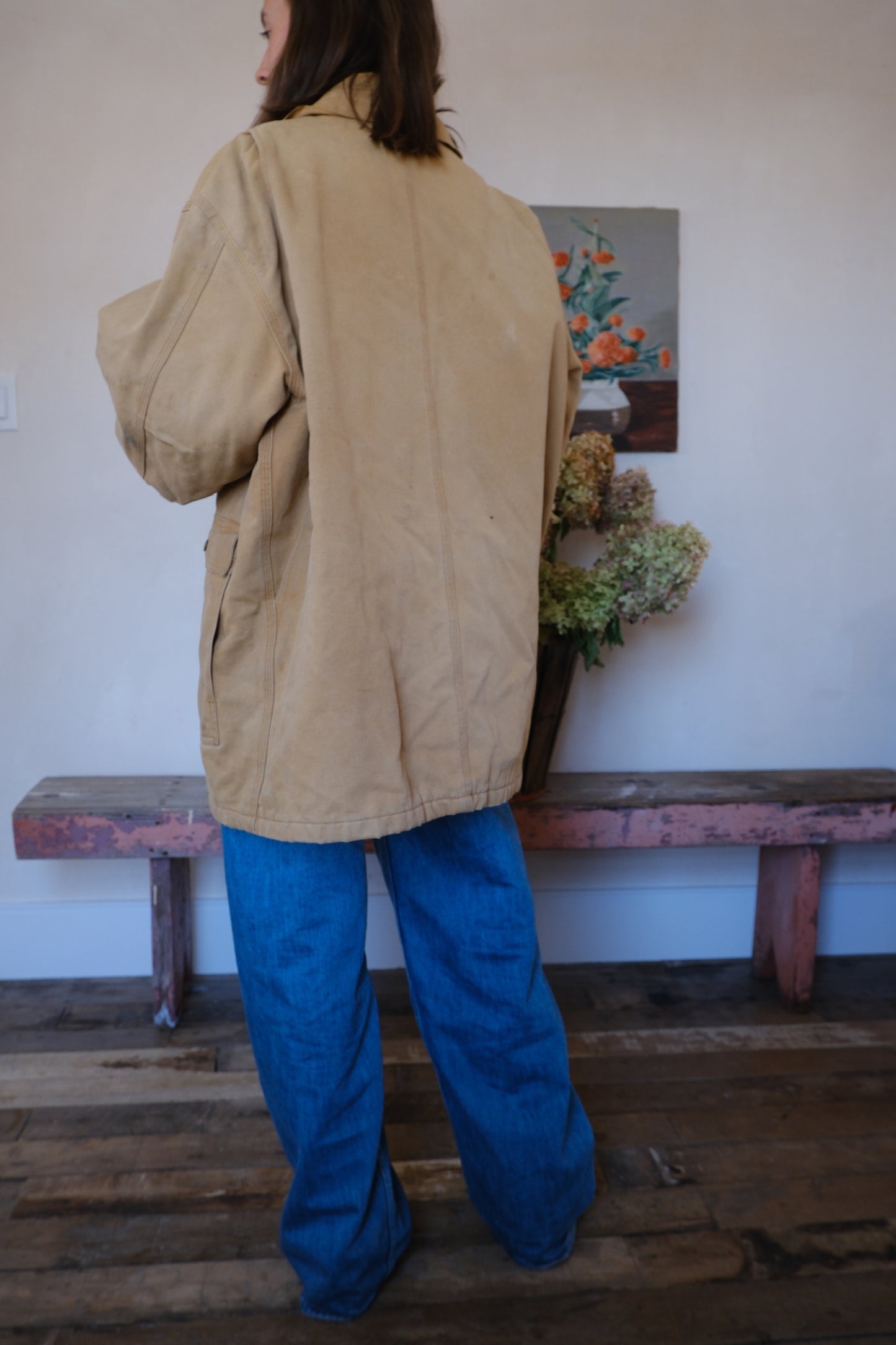 Oshkosh Khaki Canvas Chore Jacket