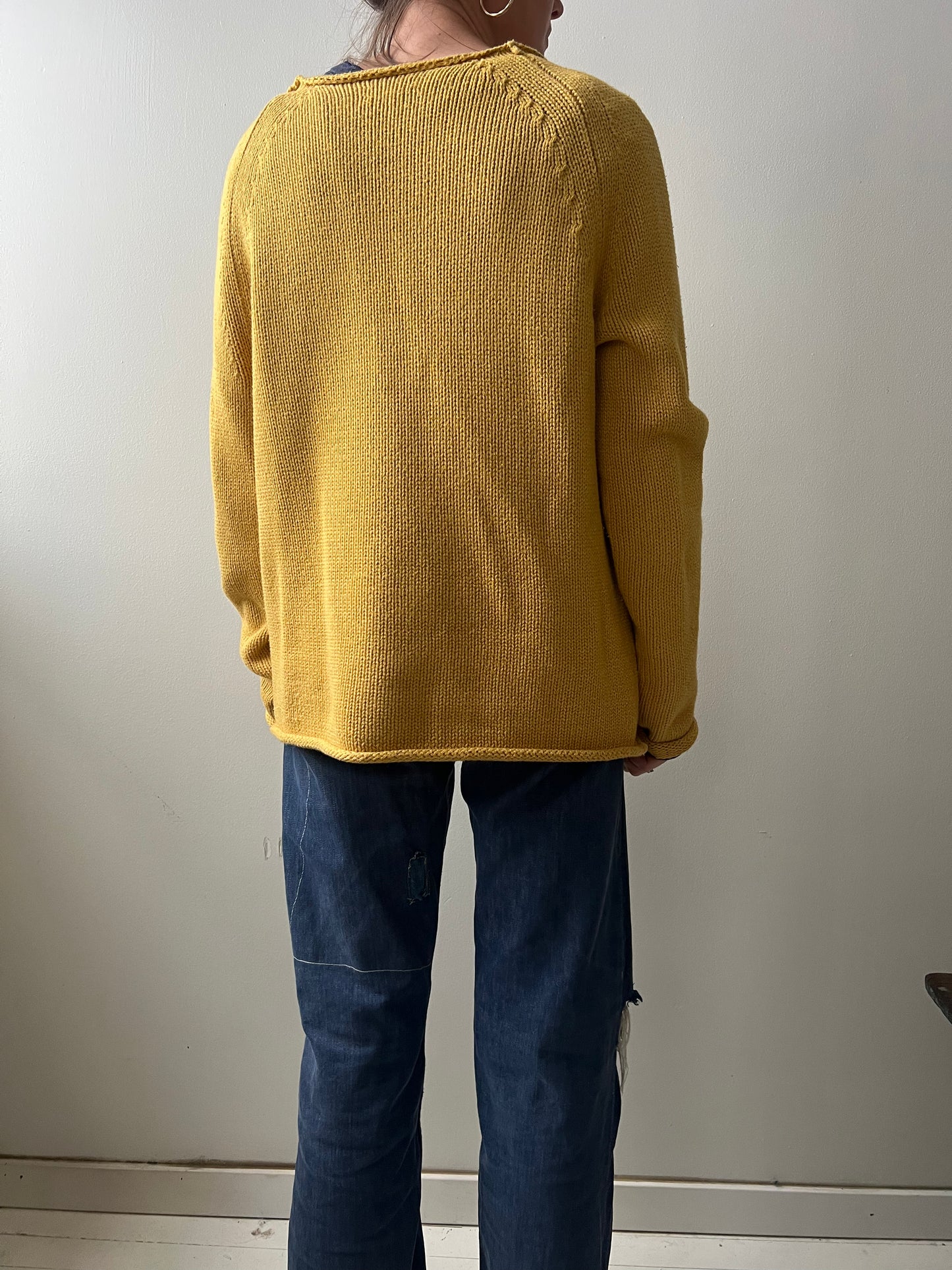 J Crew Mustard Knit
