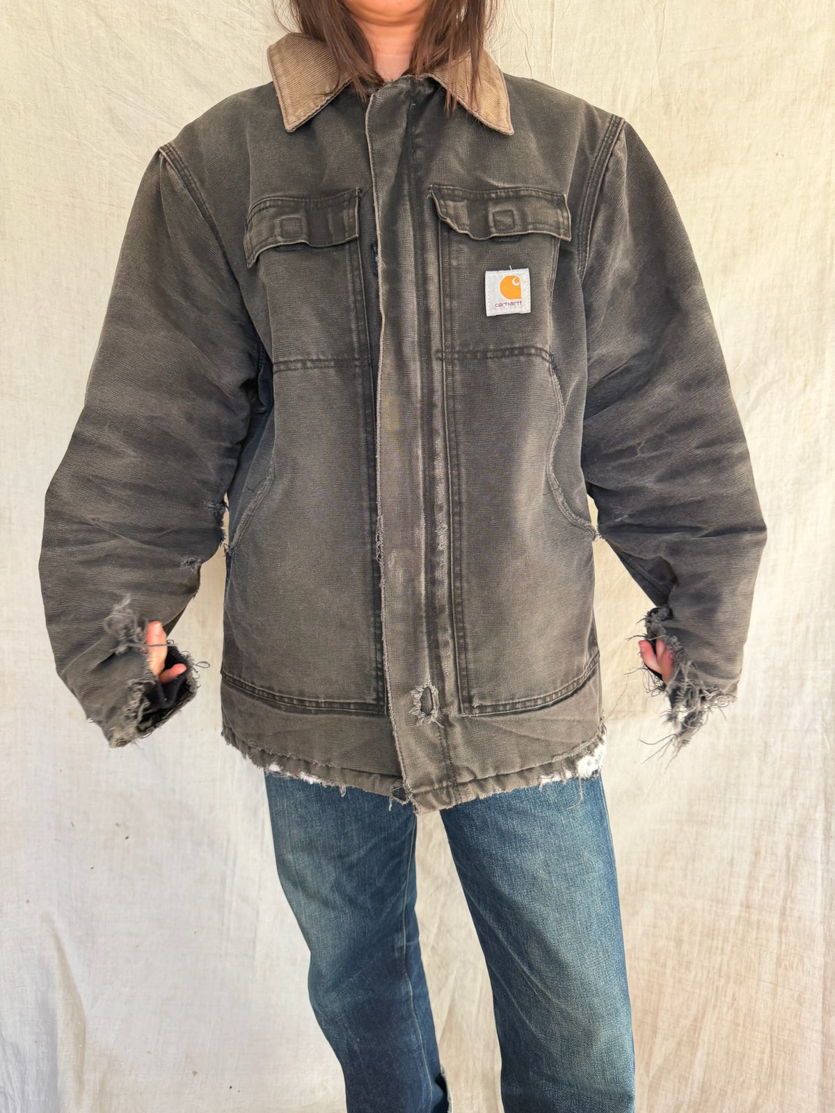 Carhartt Faded Black Chore Jacket