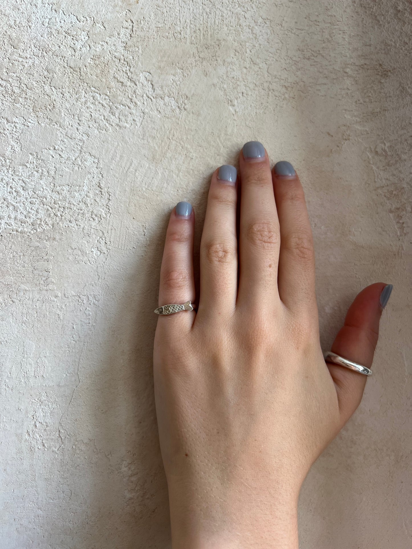 Engraved Minnow Ring by Rosalind Studio