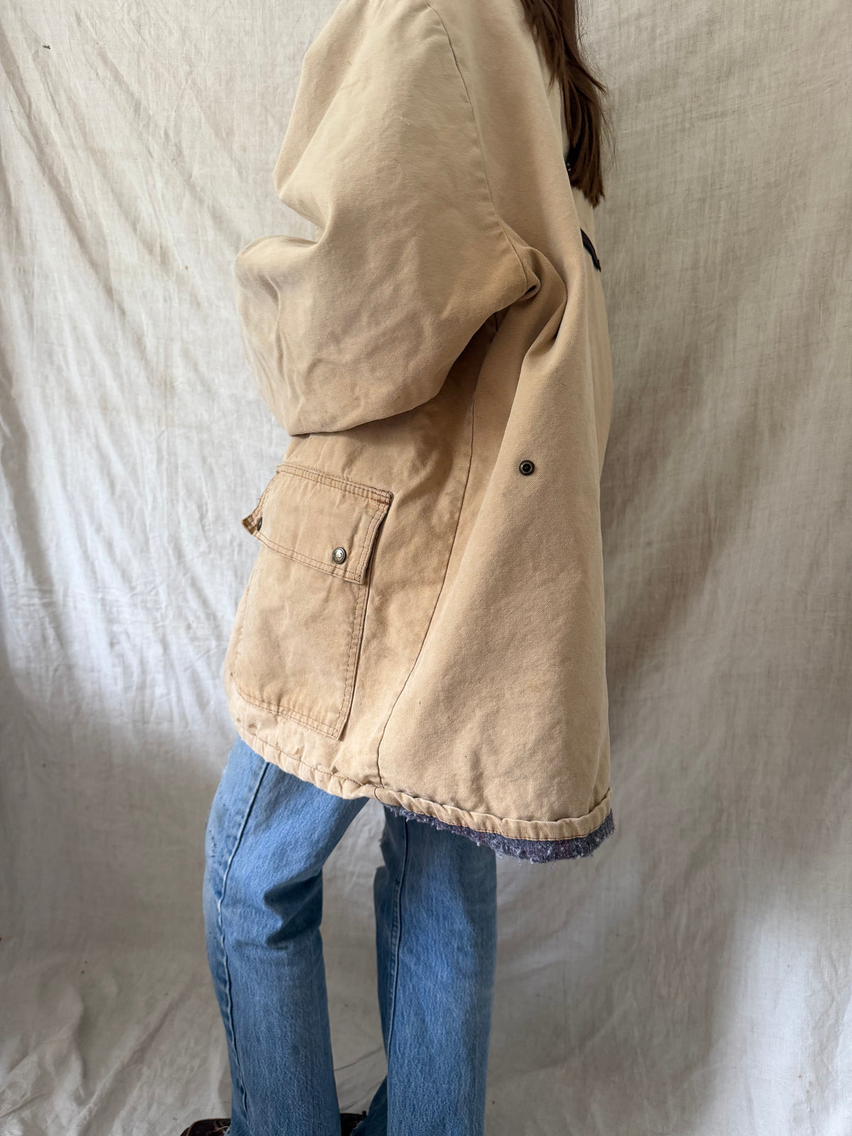 Walls Faded Workwear Chore Jacket