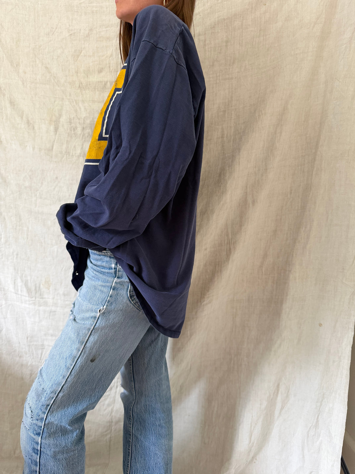 Distressed Michigan Longsleeve