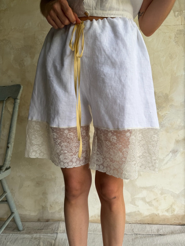 Handmade Lace Short Bloomers