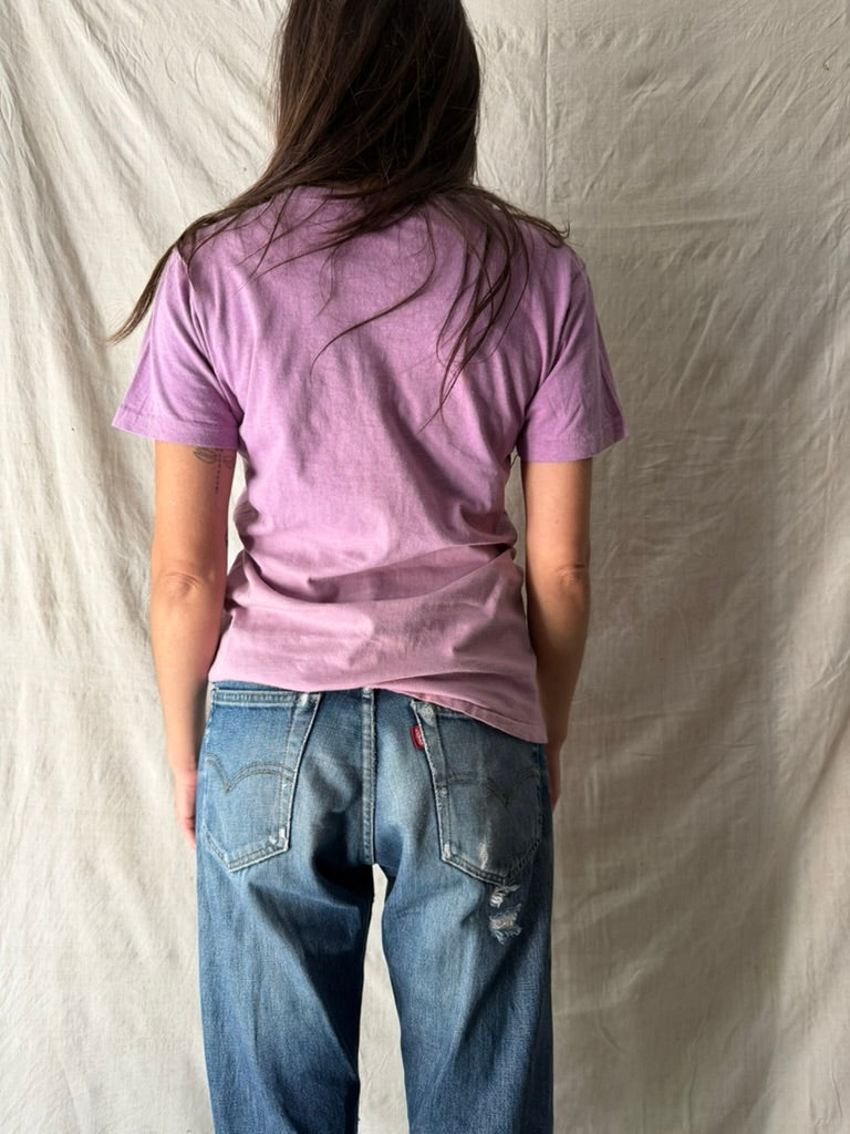 Faded Magenta Painters Tee