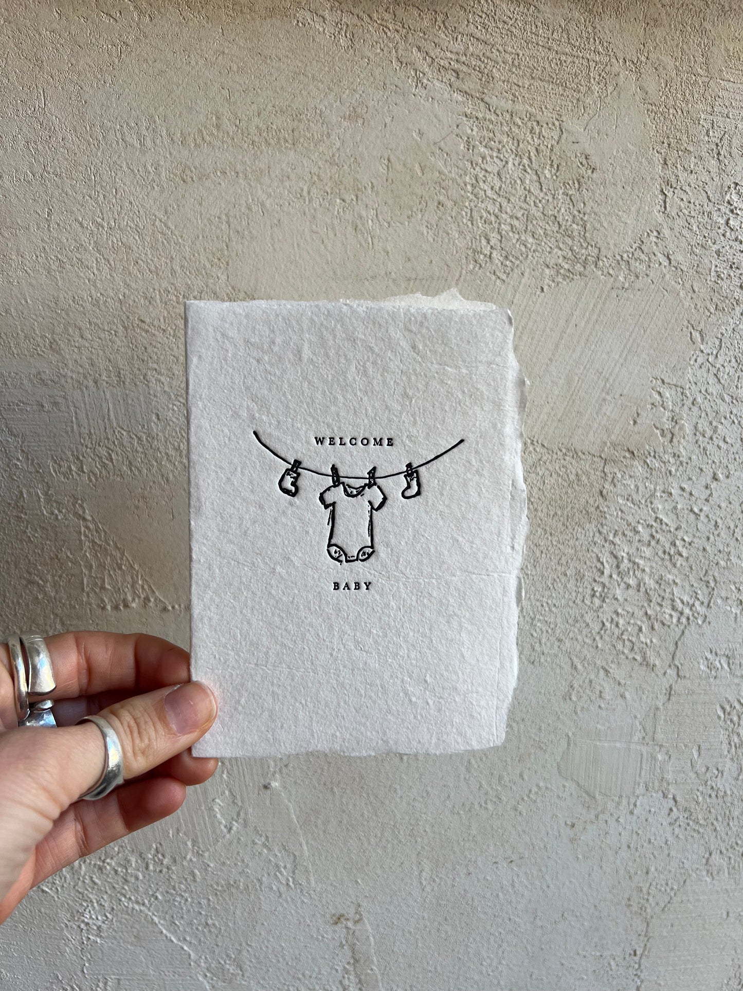 Welcome Baby Clothesline by Farmette