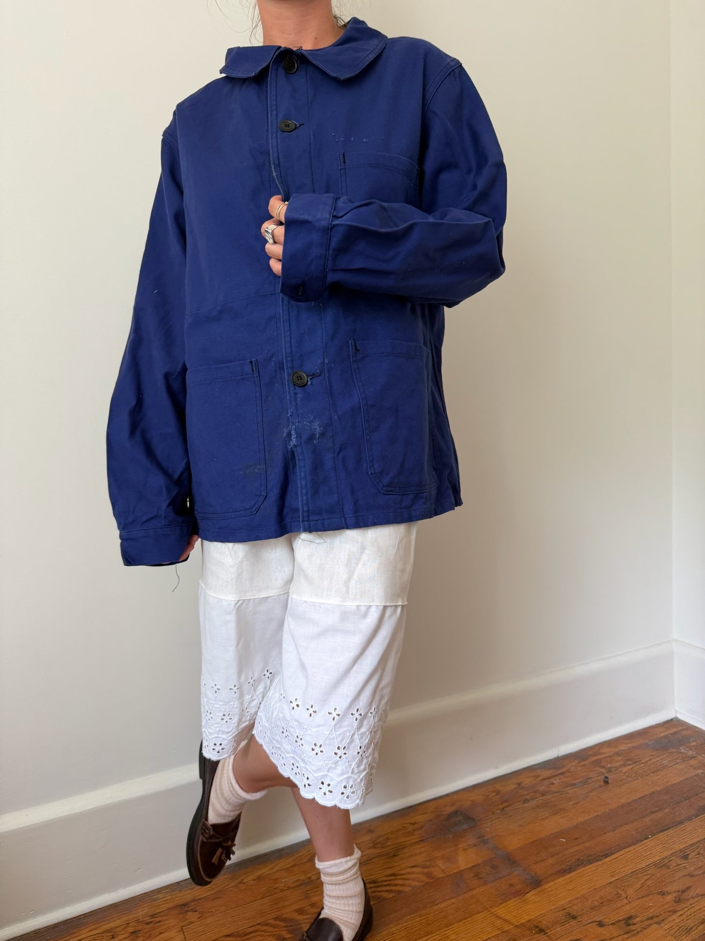 Dark Blue French Chore Jacket