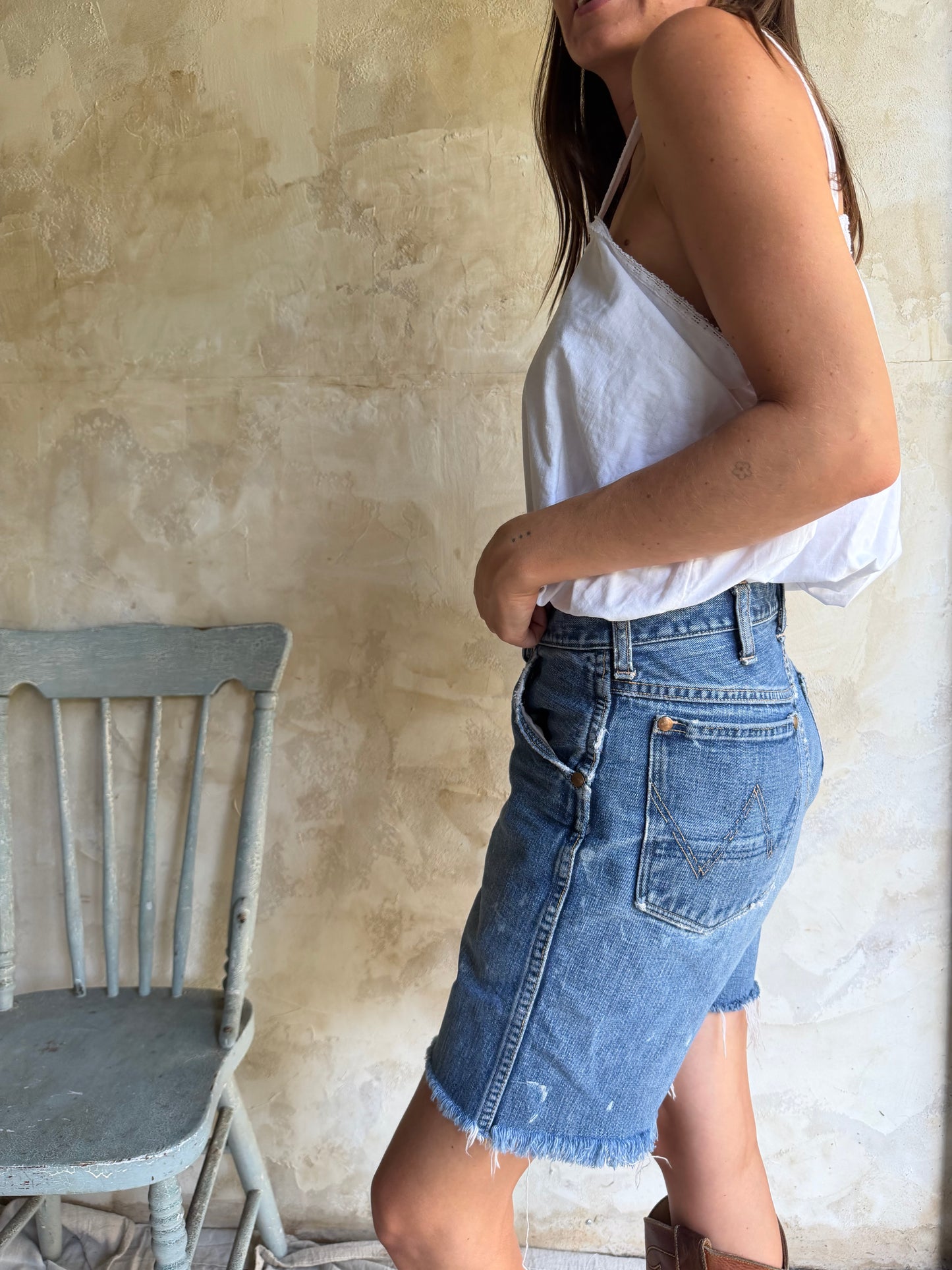 Reworked Antique Cropped Blouse 02