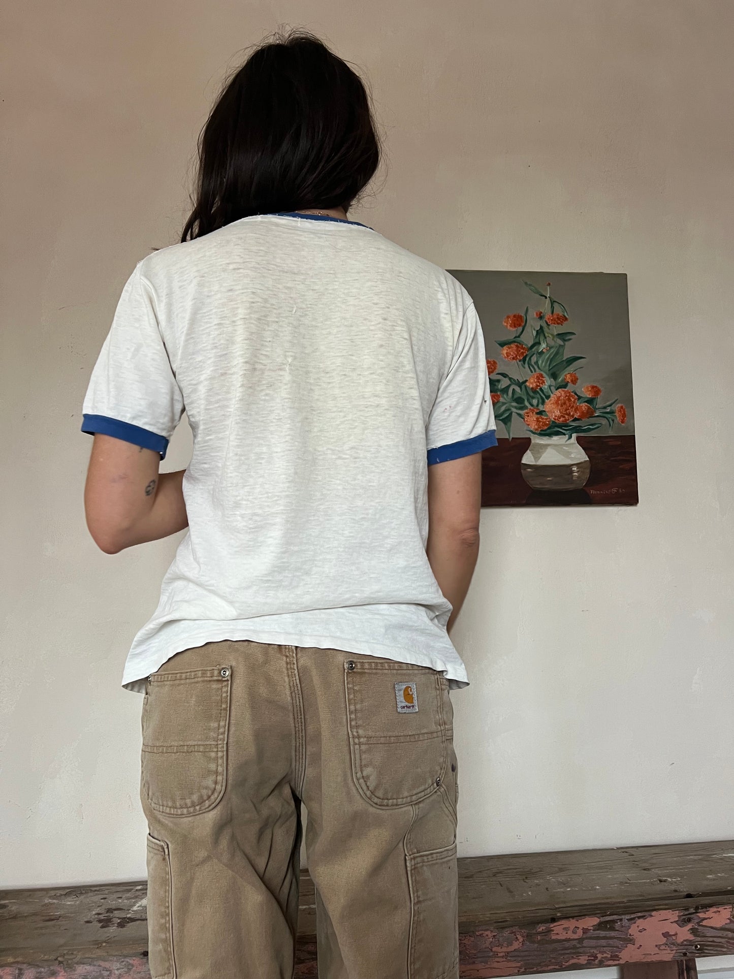 Edison Eagles Vintage Ringer Tee