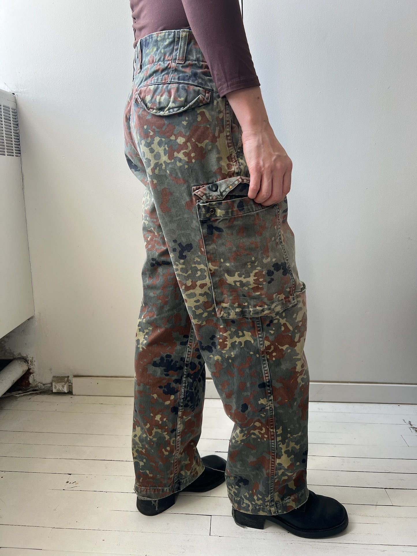 Distressed Camo Pants