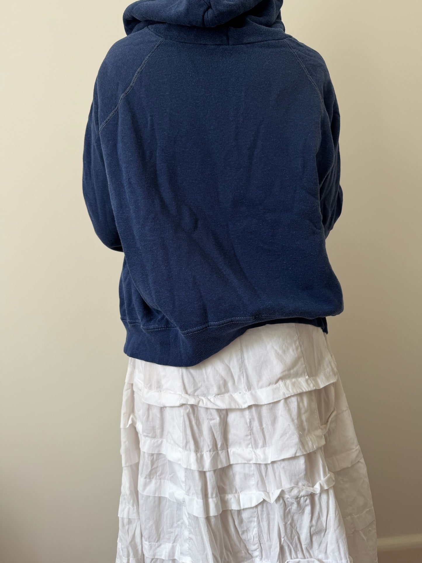 Blank Navy Hoodie