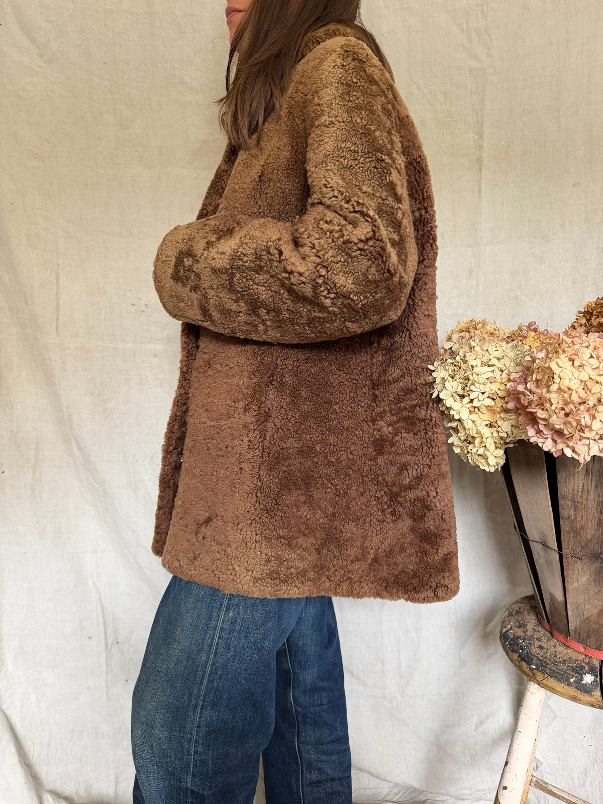 Brown Shearling Jacket