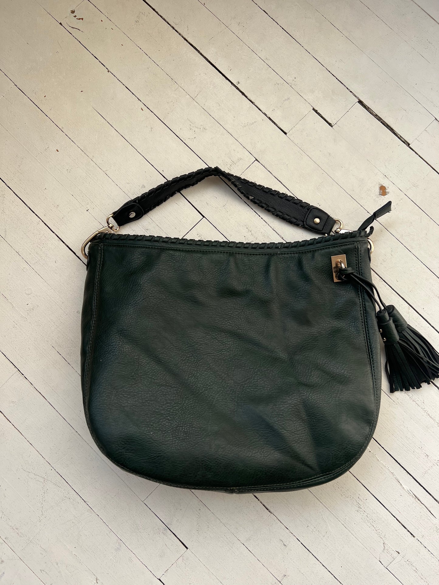 Forest Green Bucket Bag