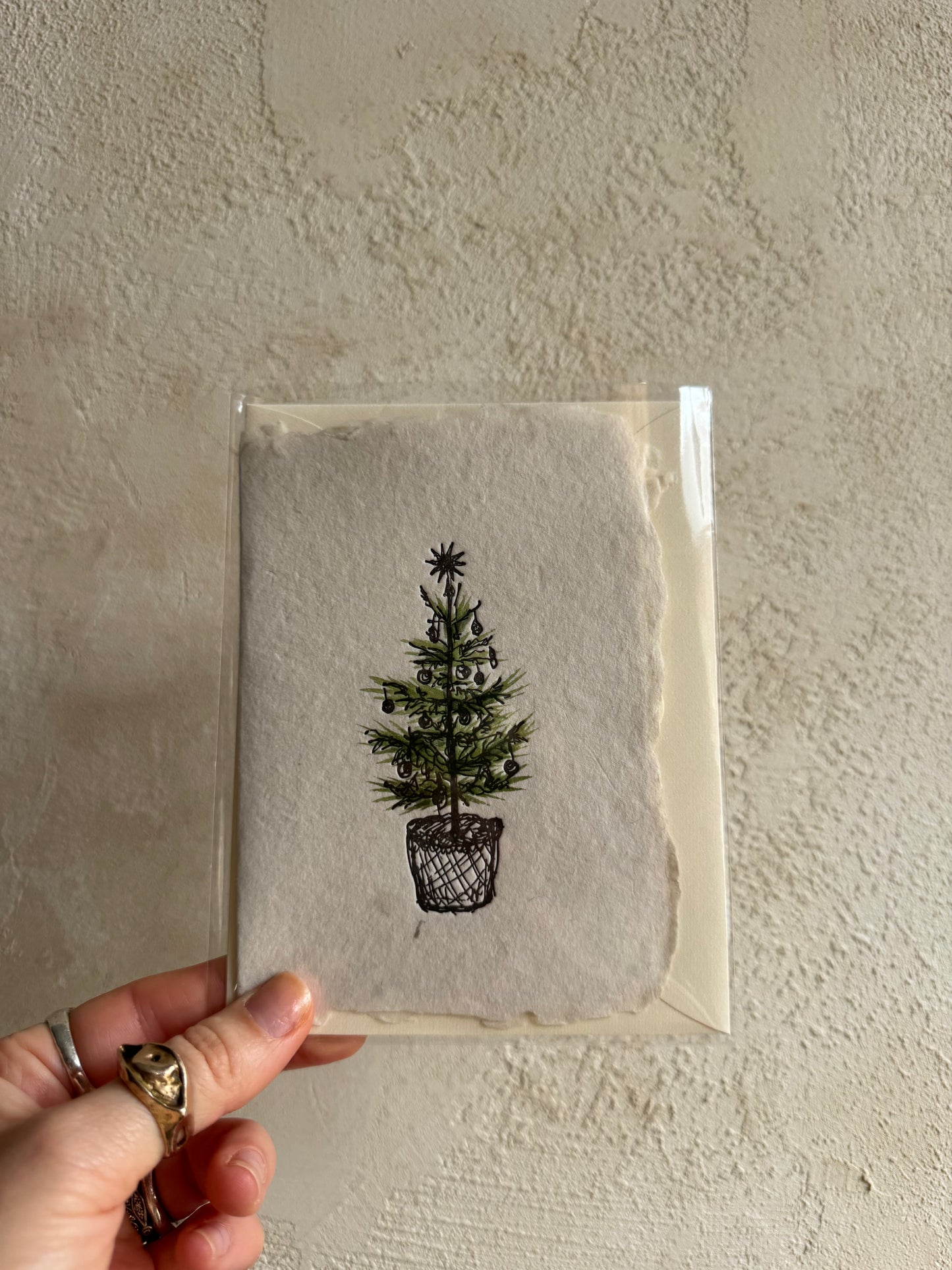 Scandinavian Christmas Tree Card by Farmette