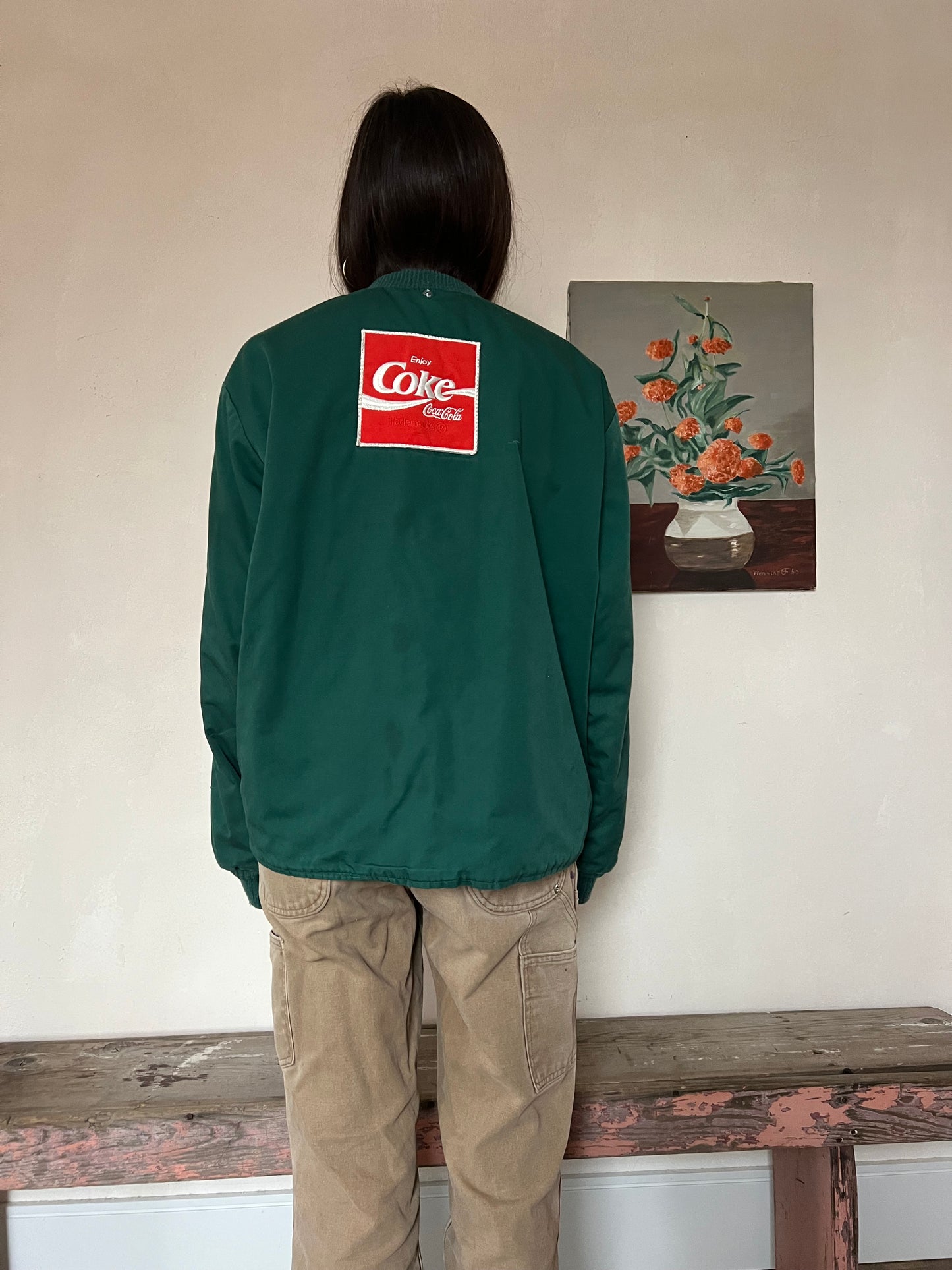 Coca Cola Green Bomber Jacket