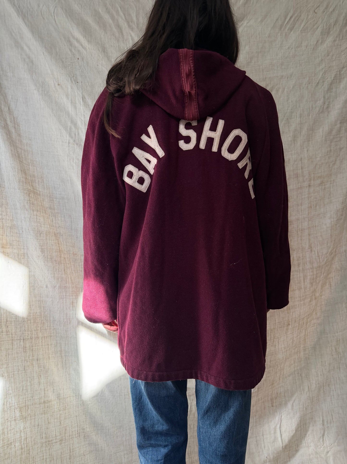 Maroon Bay Shore Varsity Jacket