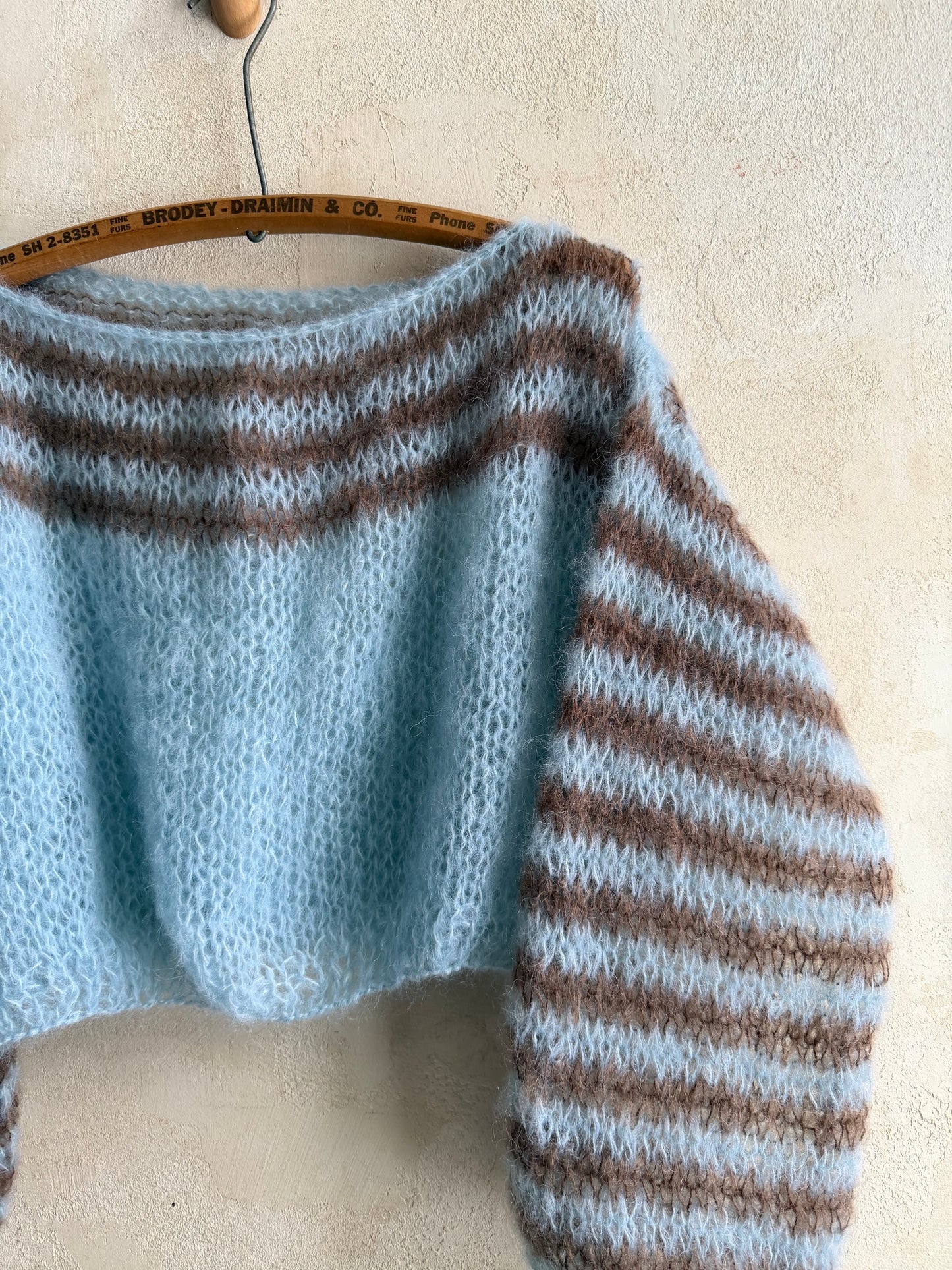 Baby Blue + Fawn Stripe Sweater by Rayés