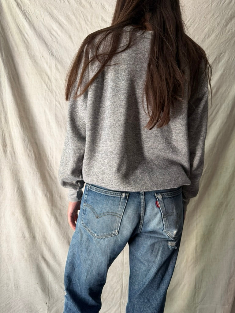 Speckled Grey Painters Crewneck