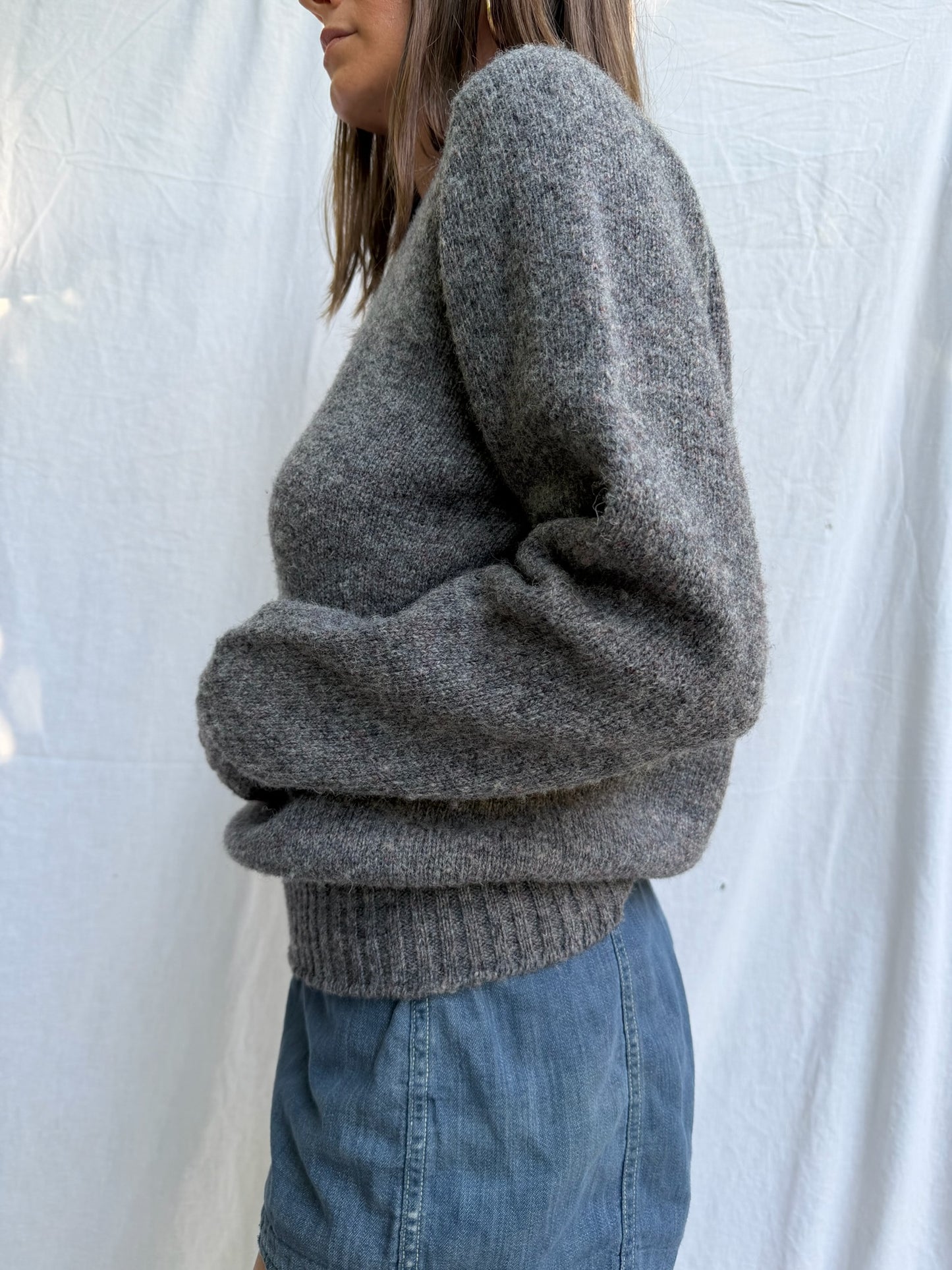 Grey Wool Pullover