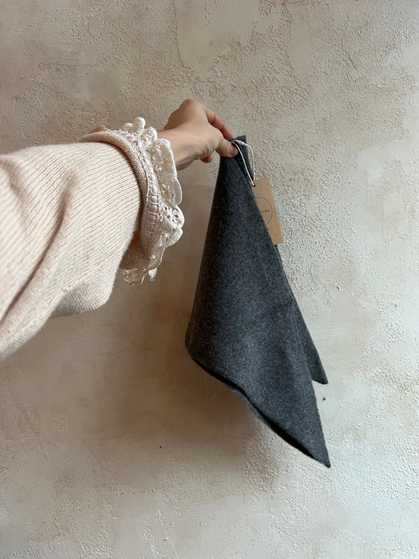 Fuzzy Wool Cravat Scarf by Billy Bamboo