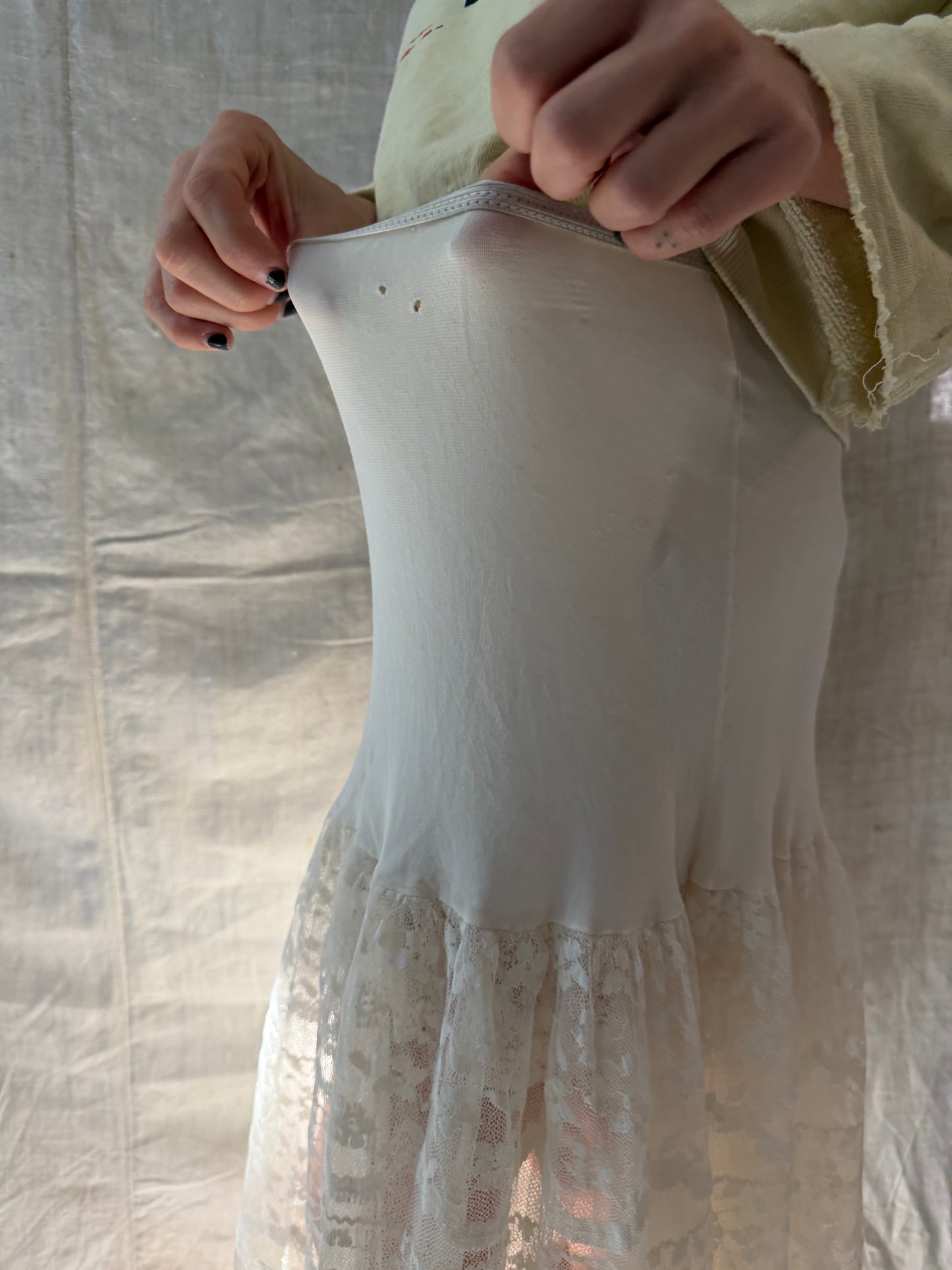Petticoat Lace Slip Skirt