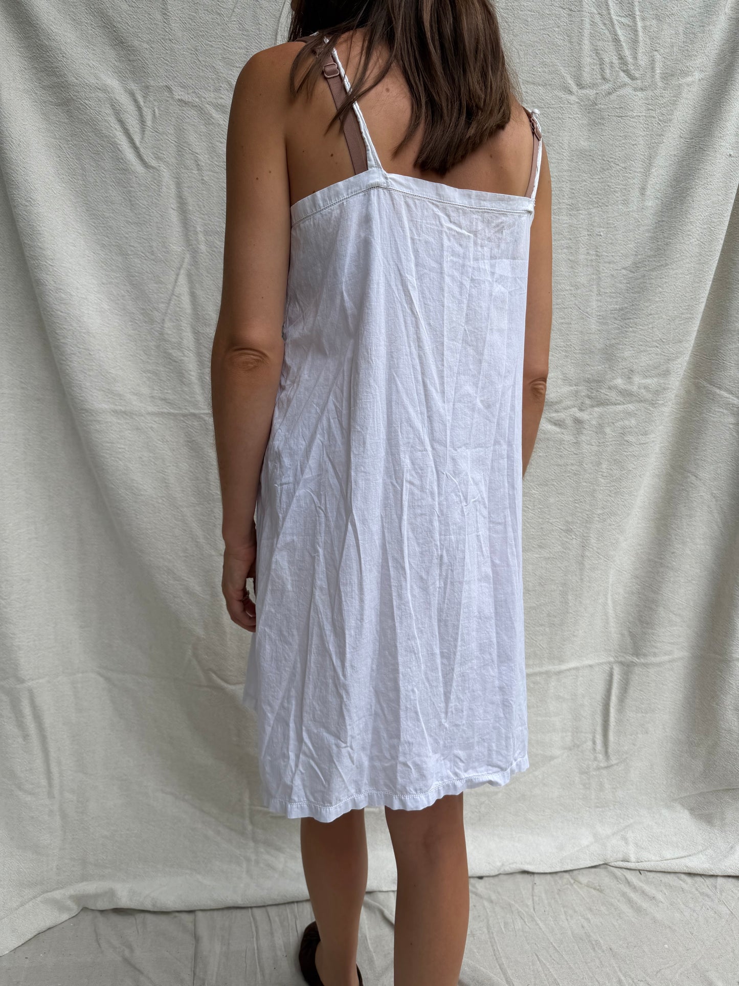 Super Thin White Italian Cotton Slip