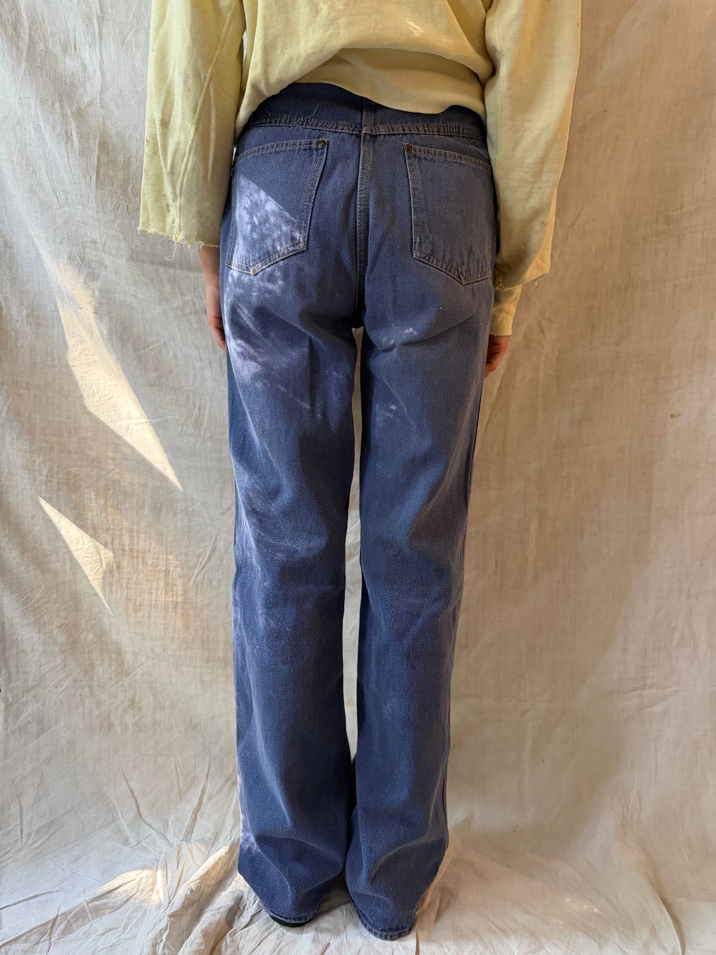 70s Faded Blue Denim