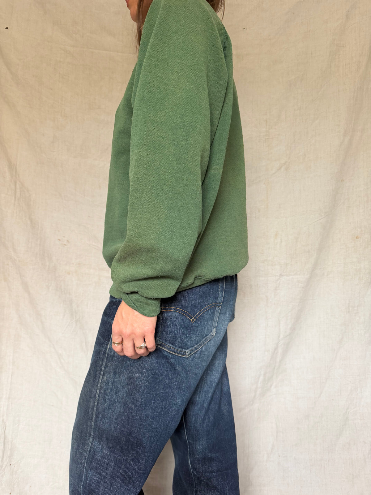 Faded Forest Green Crewneck