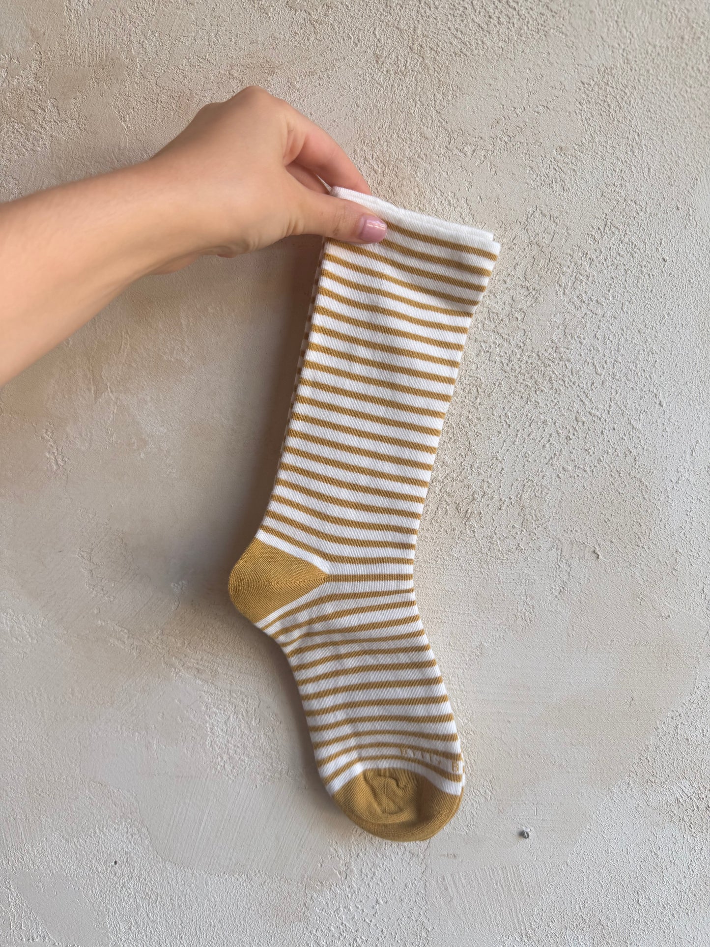 Stripe Pop Colour High Socks by Billy Bamboo