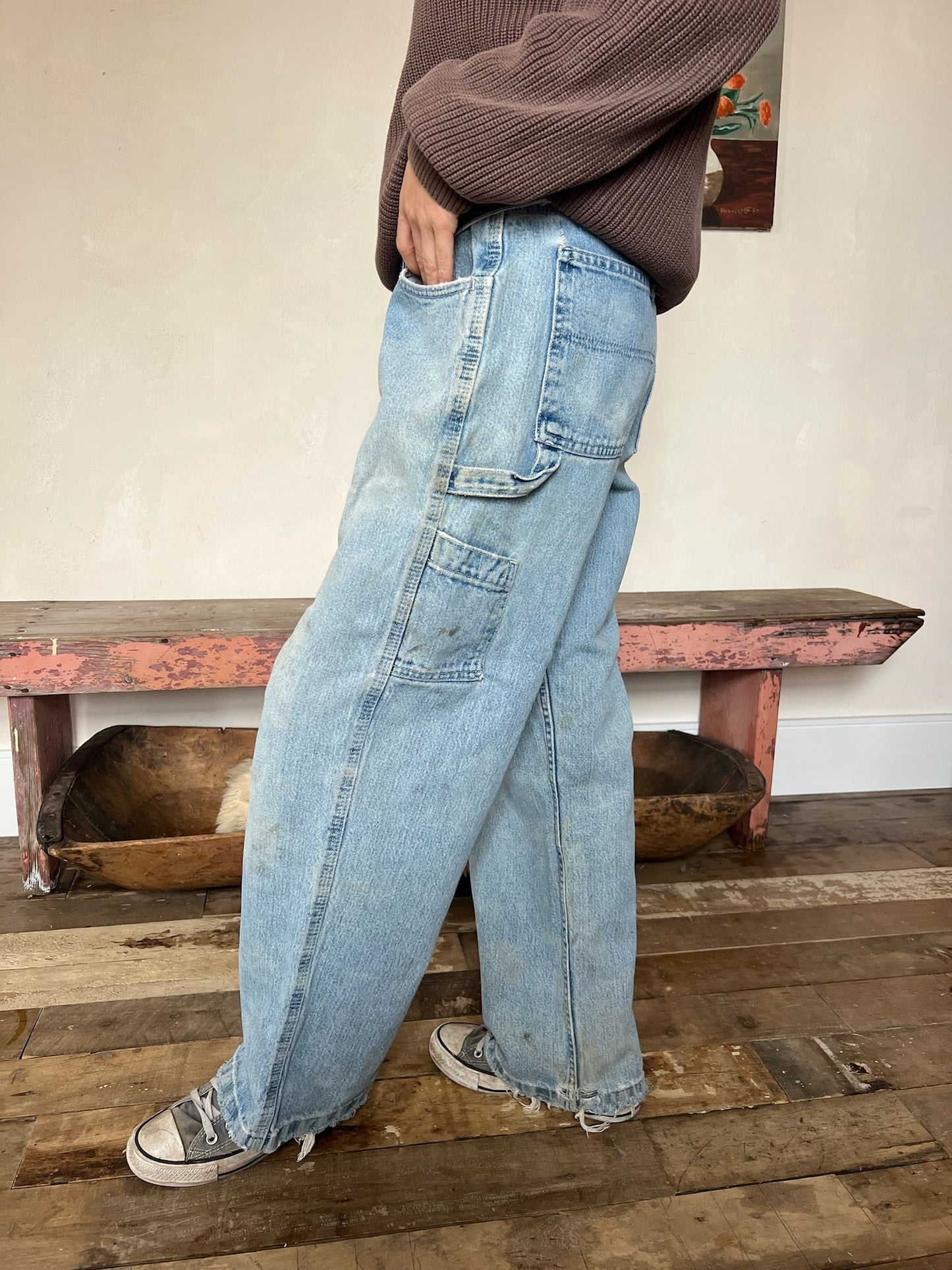 Light wash Carpenter Pants