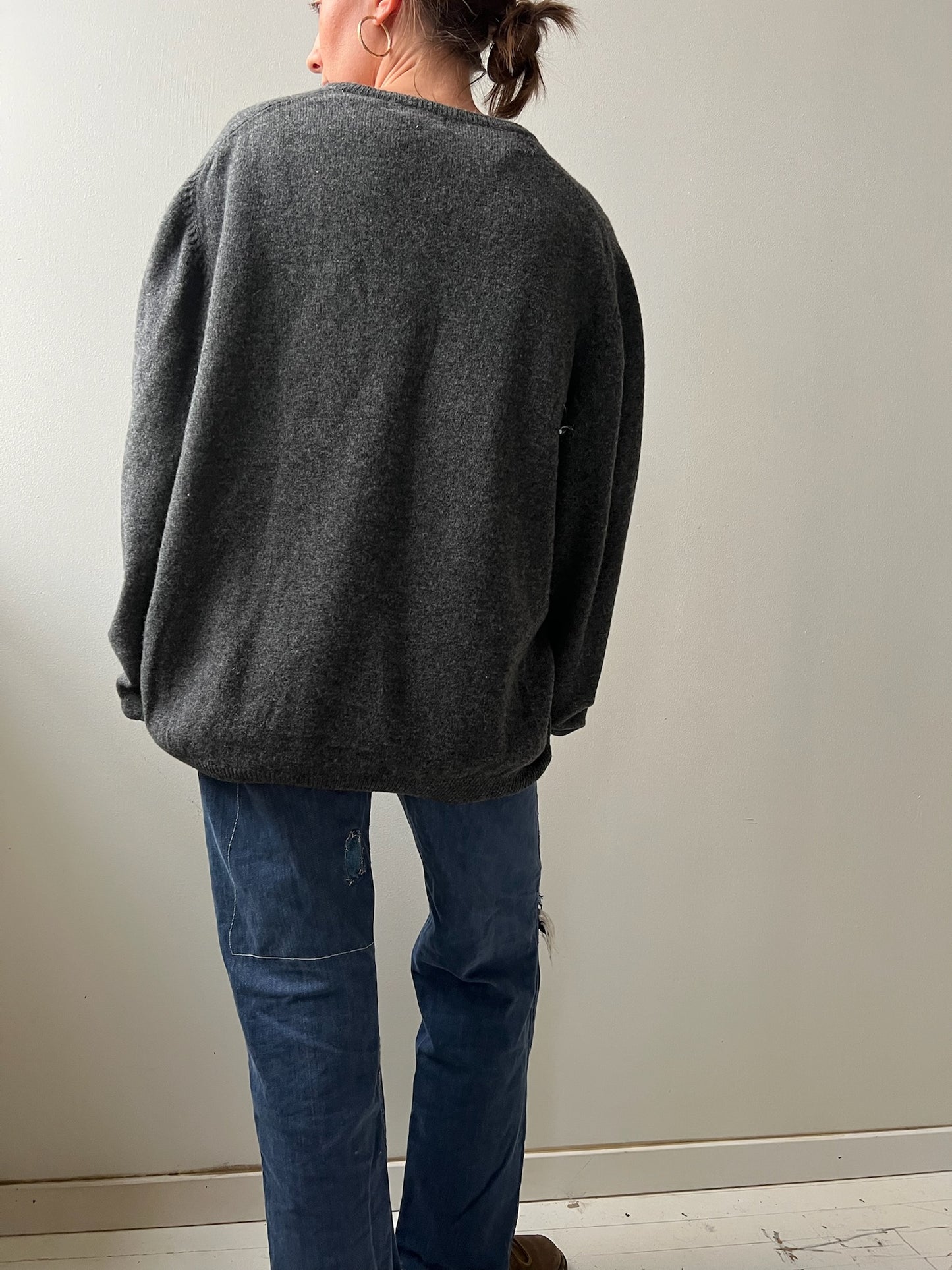 Dark Grey Wool Sweater