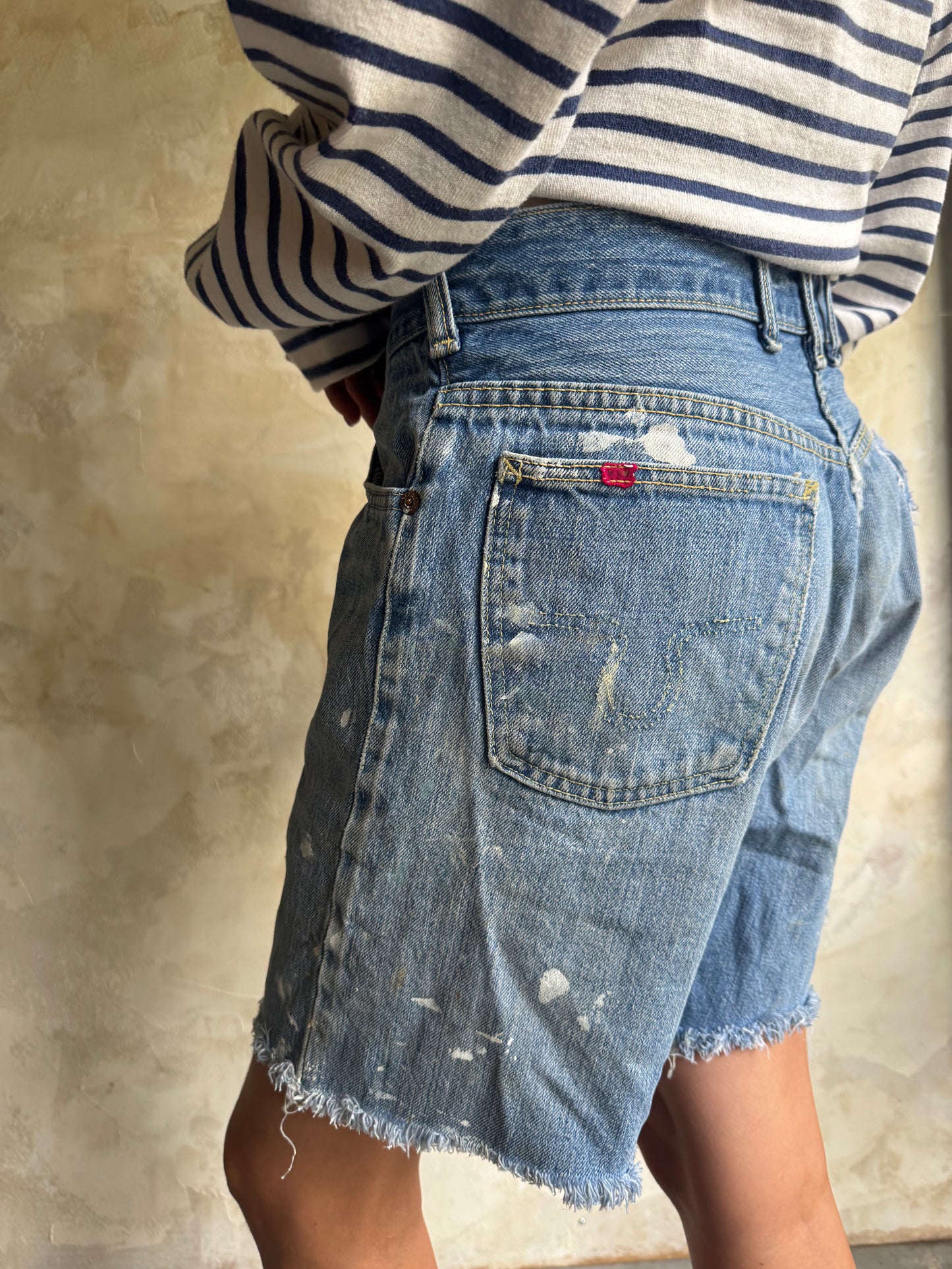 Big Smith Painters Denim Shorts