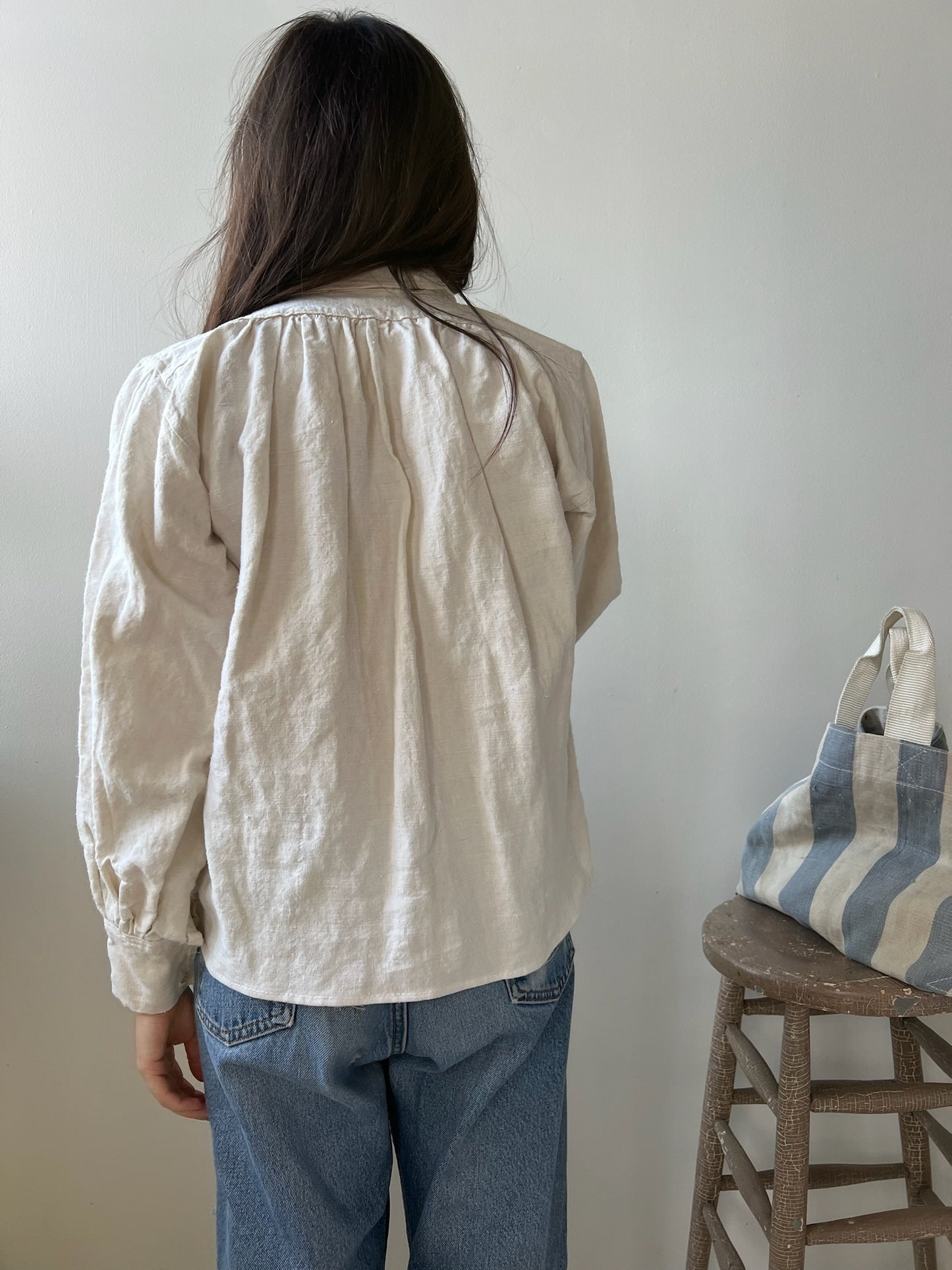 Linen Edwardian Blouse 05