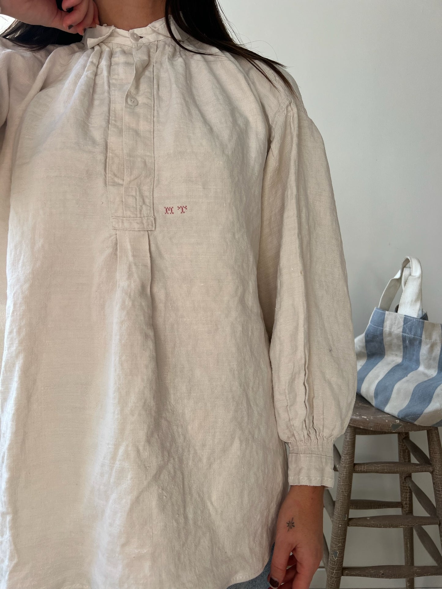 Linen Edwardian Blouse 11