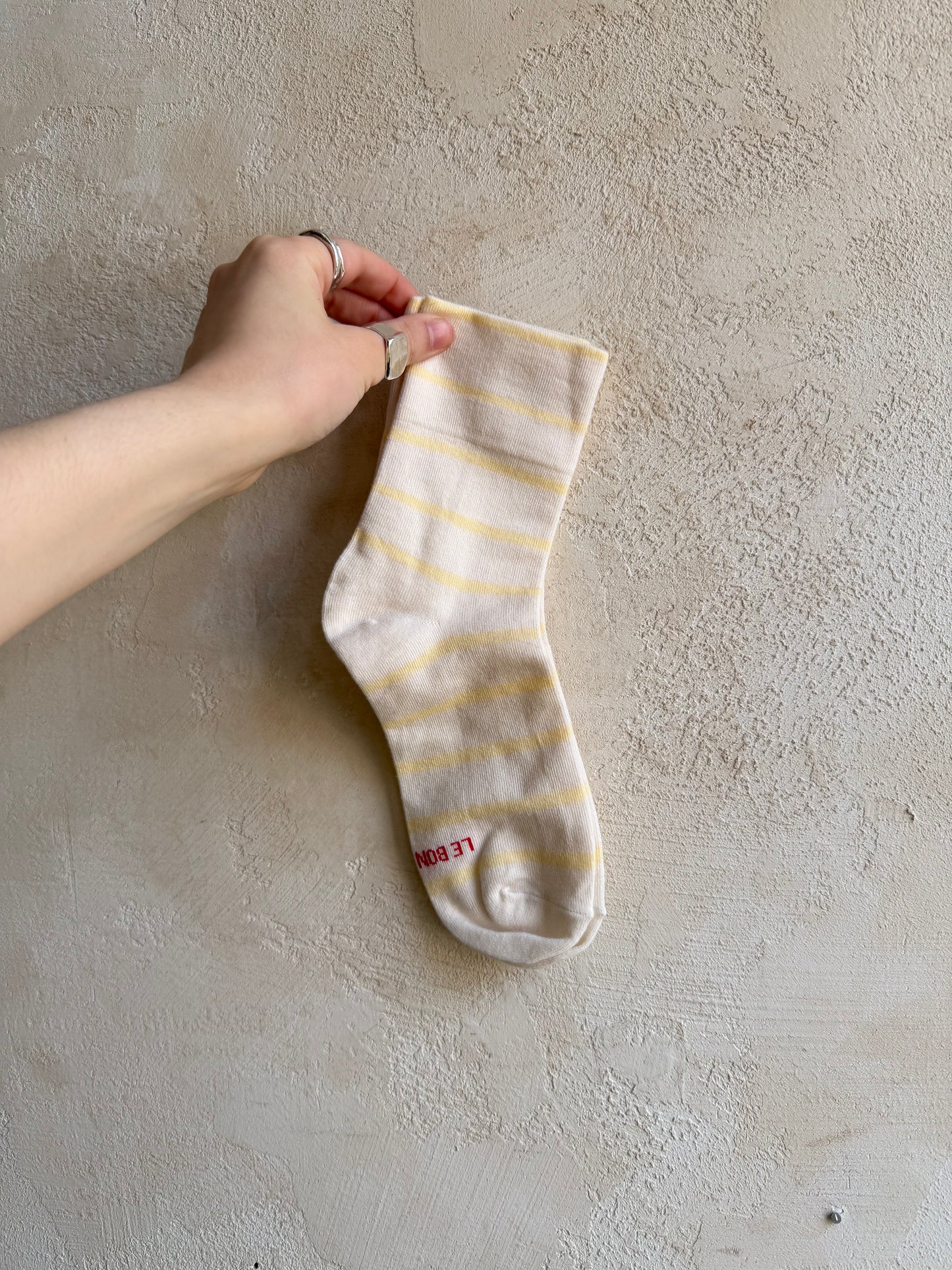 Wally Socks in Lemon by Le Bon Shoppe