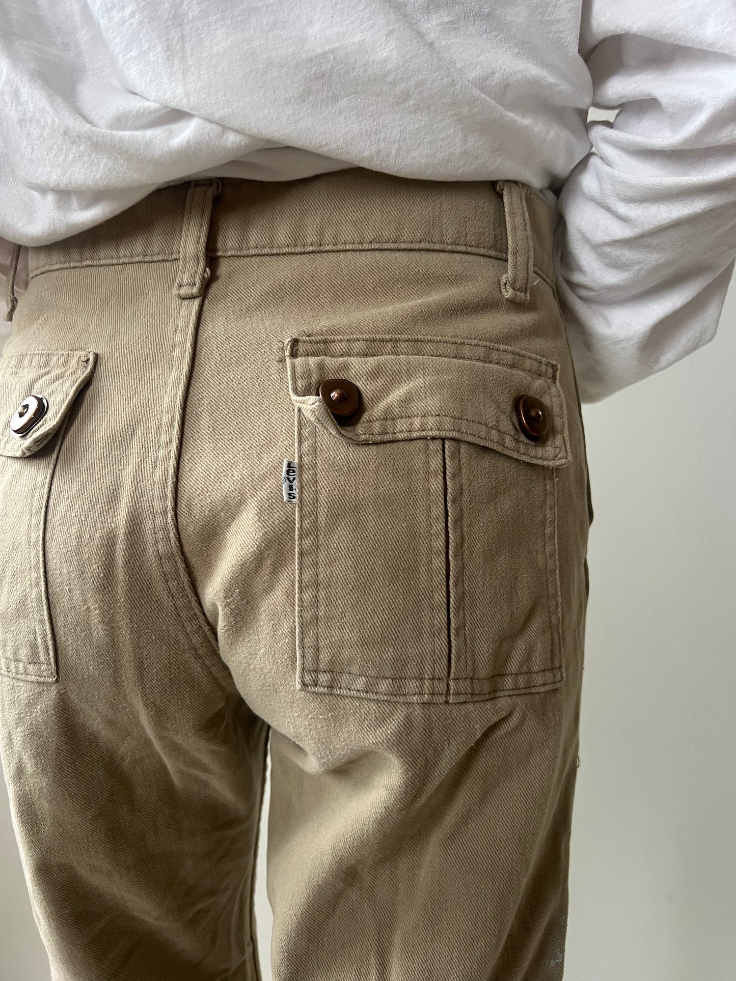 70s Tan Levi’s Flares