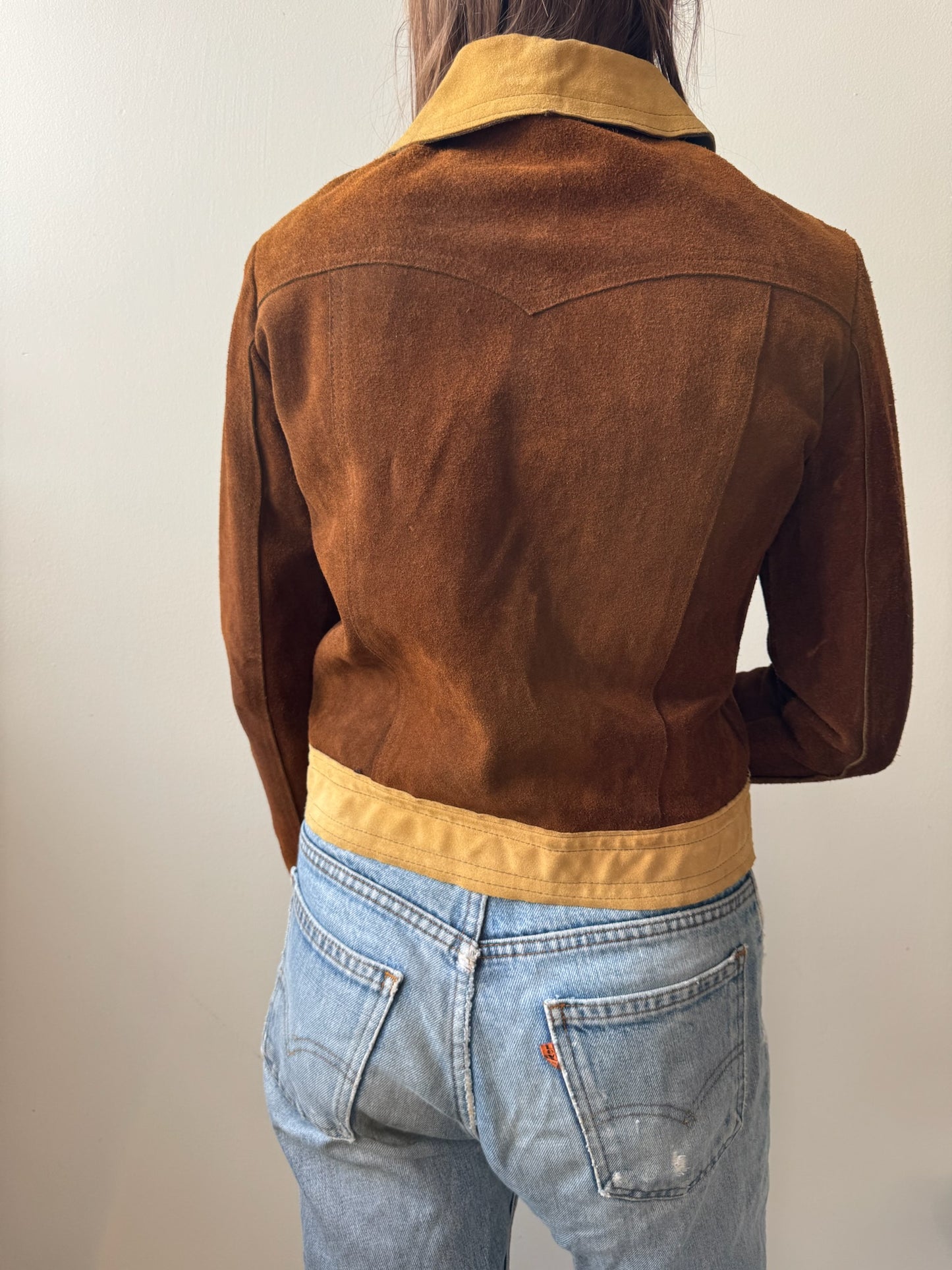 70s Two Toned Suede Jacket